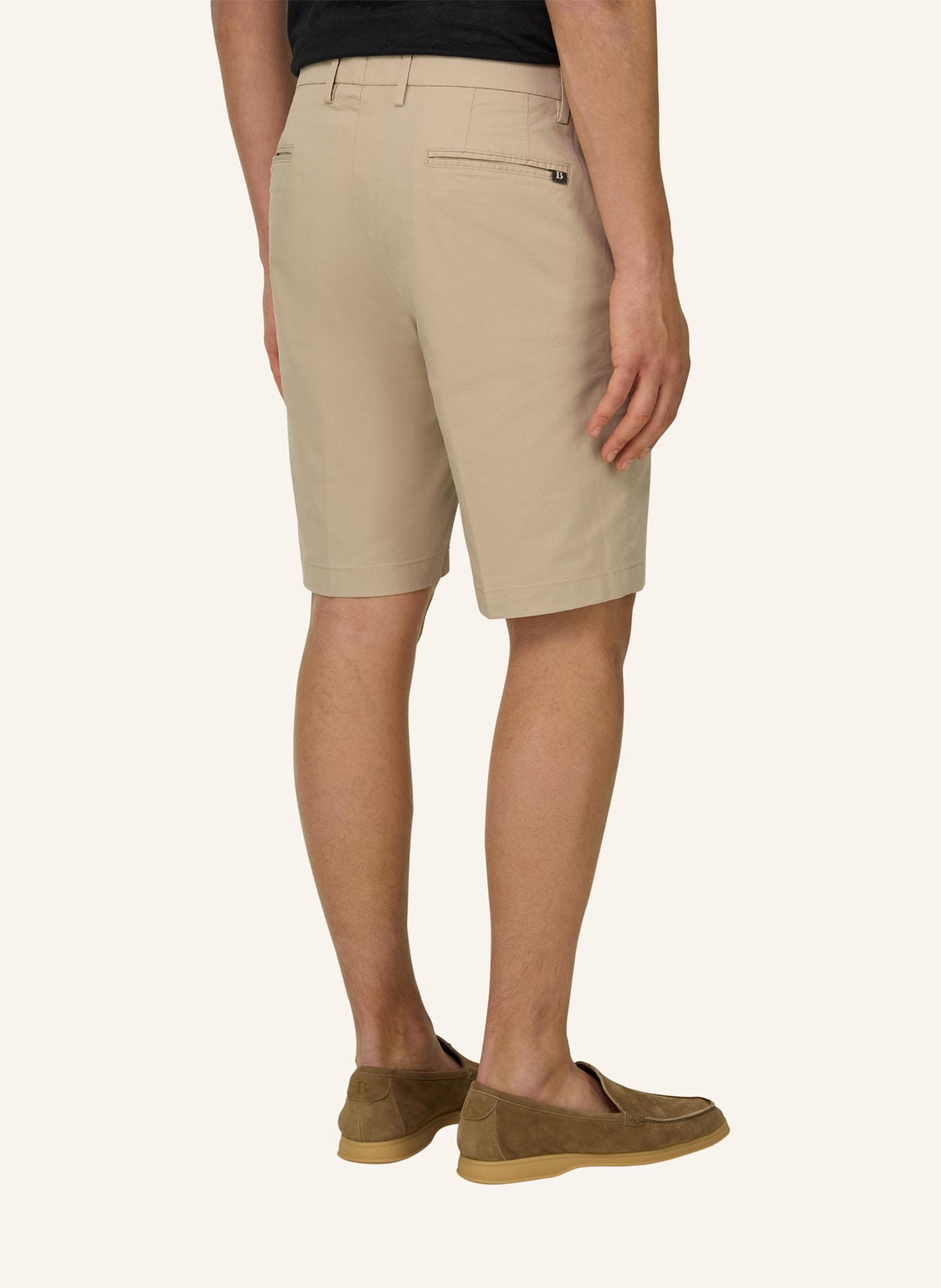 BOGGI MILANO Bermudahose: BRAUN