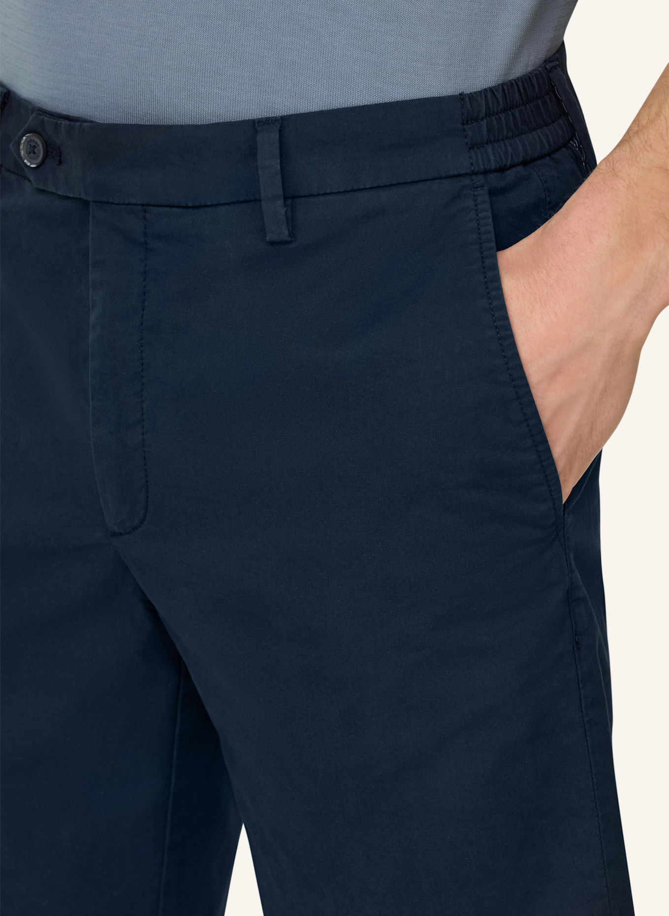 BOGGI MILANO Bermudahose: BLAU