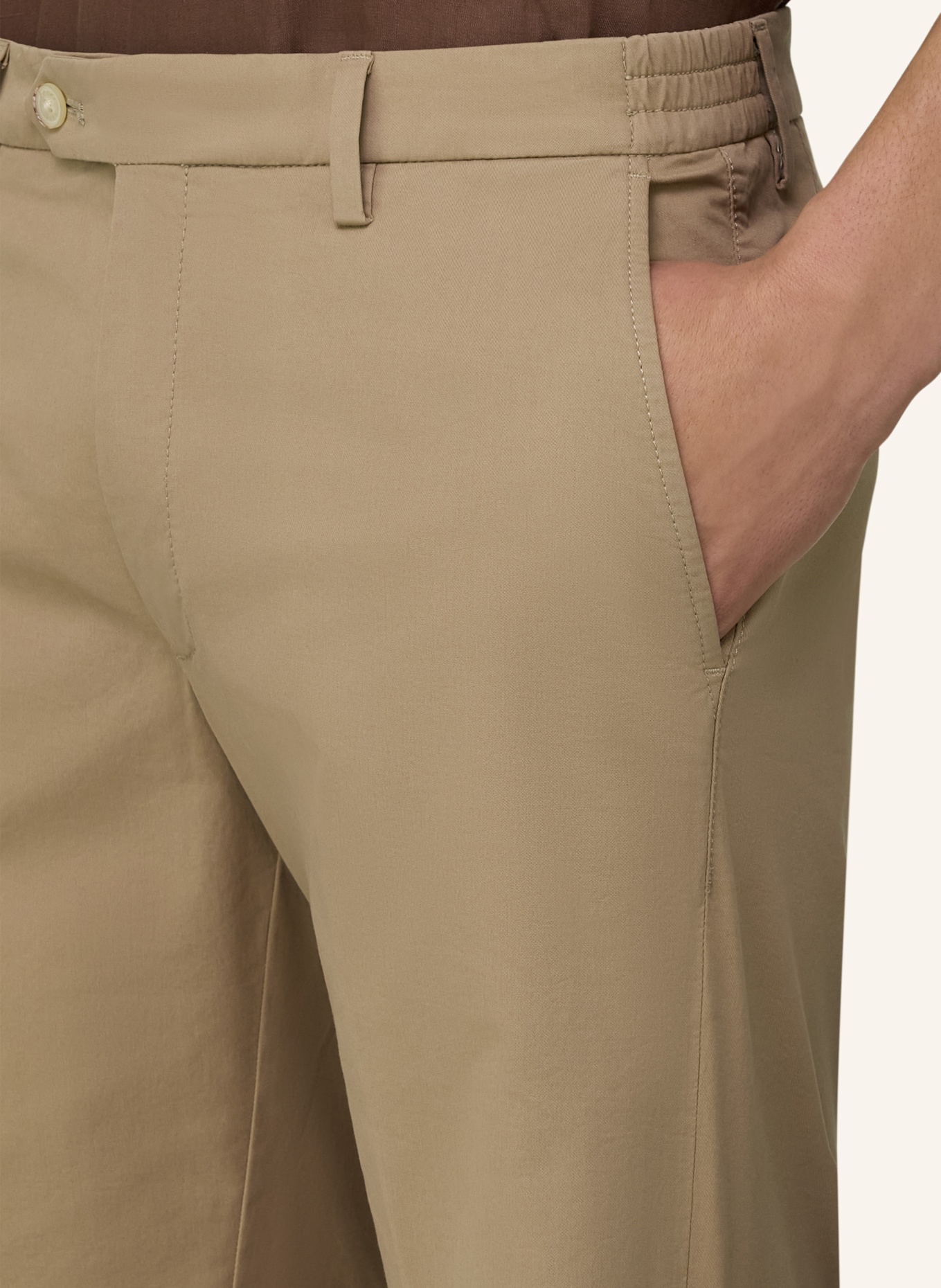 BOGGI MILANO Bermudahose: DUNKELGRAU