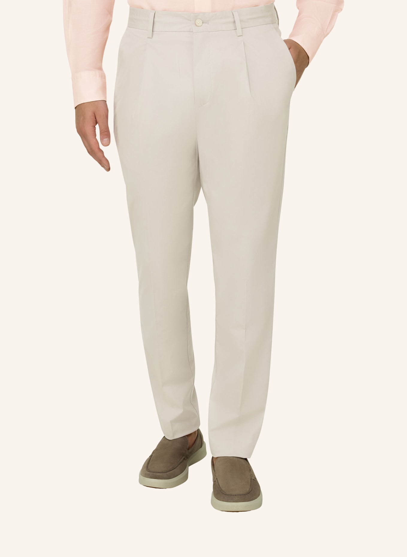 BOGGI MILANO Cordhose: BRAUN