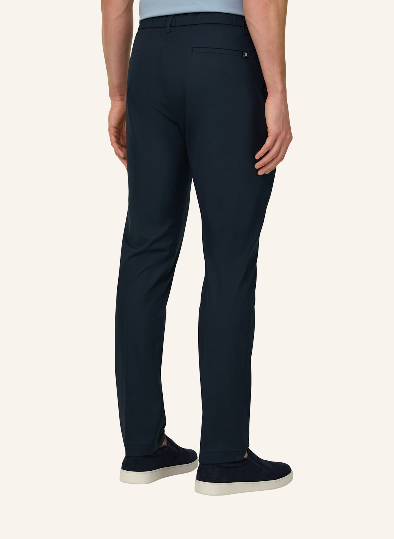 BOGGI MILANO Cordhose: BLAU