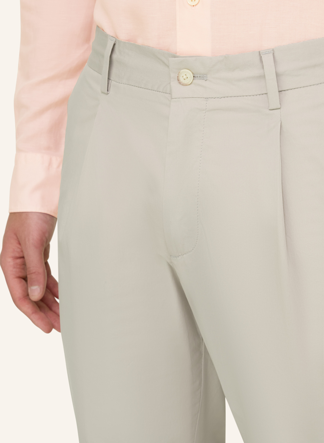 BOGGI MILANO Cordhose: BRAUN