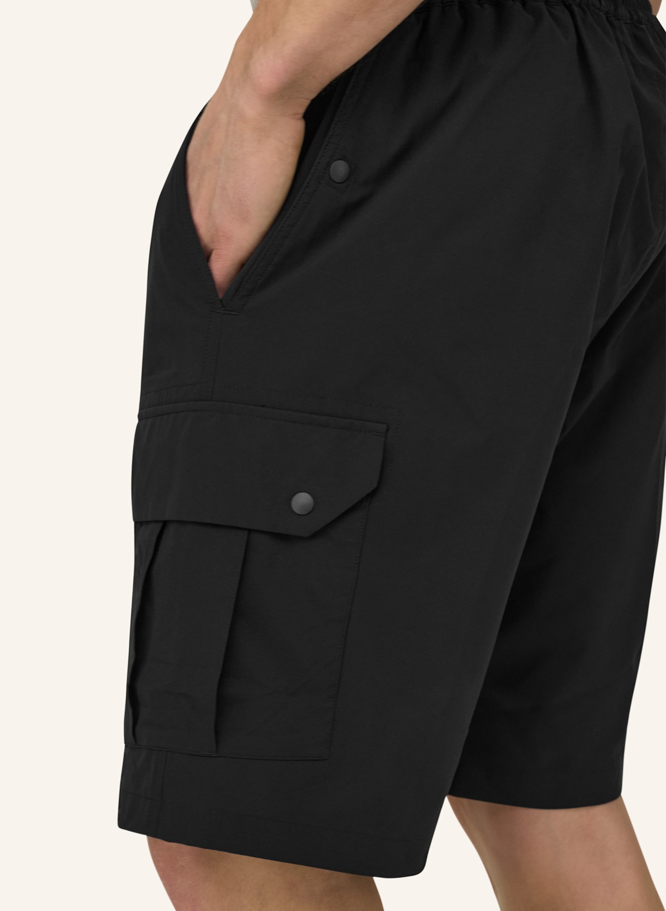 BOGGI MILANO Bermuda shorts: BLACK