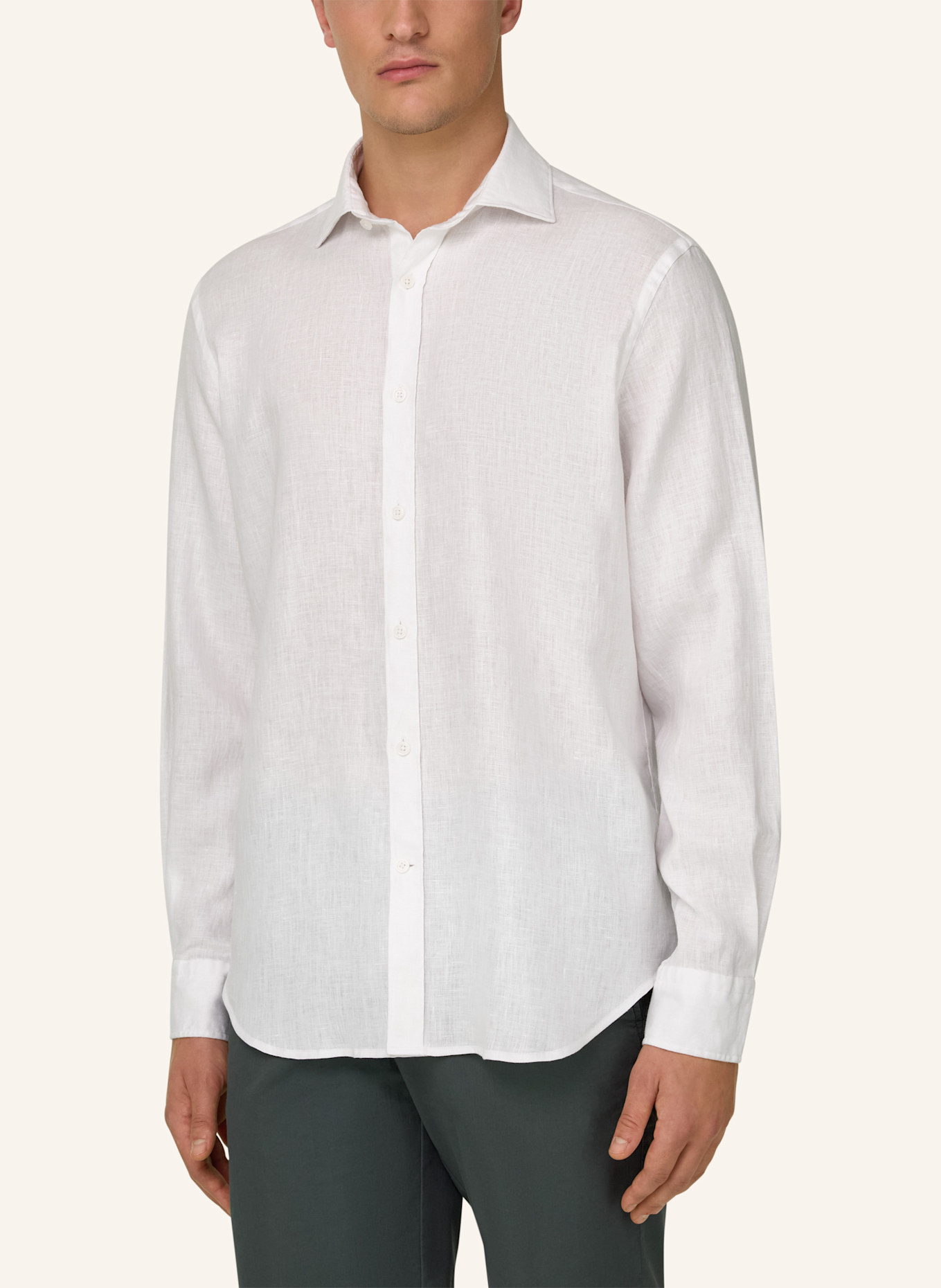 BOGGI MILANO Overshirt: WHITE