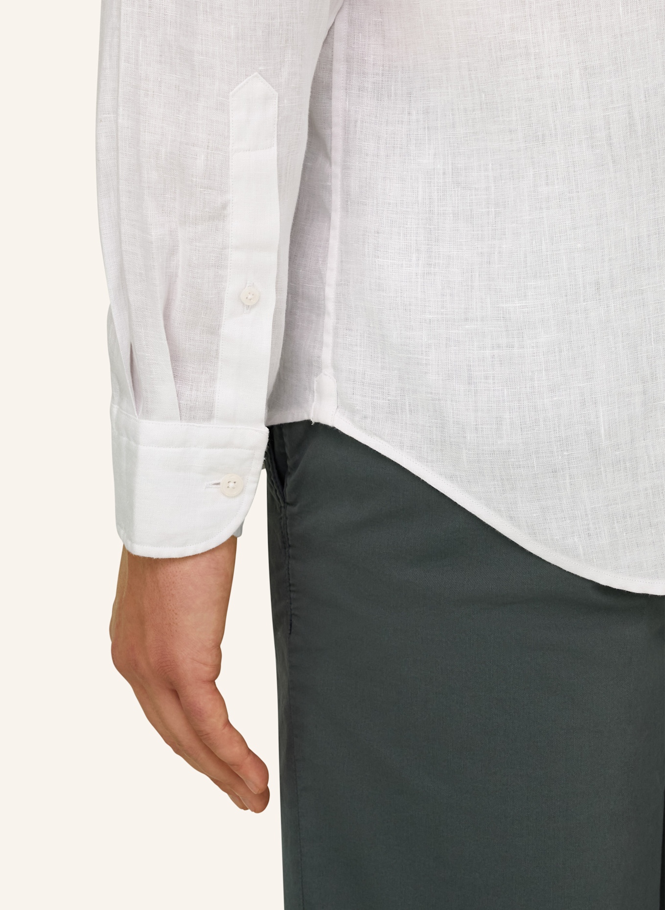 BOGGI MILANO Overshirt: WHITE