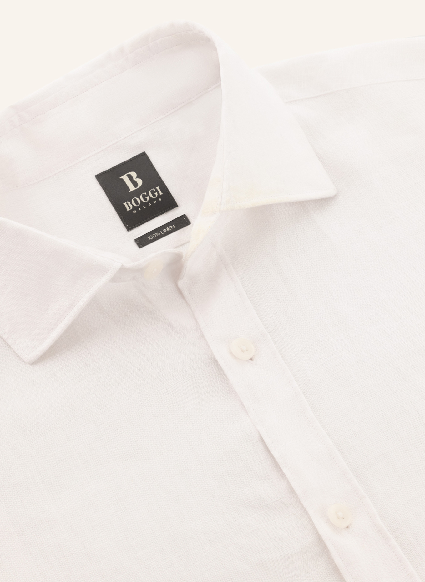 BOGGI MILANO Overshirt: WHITE