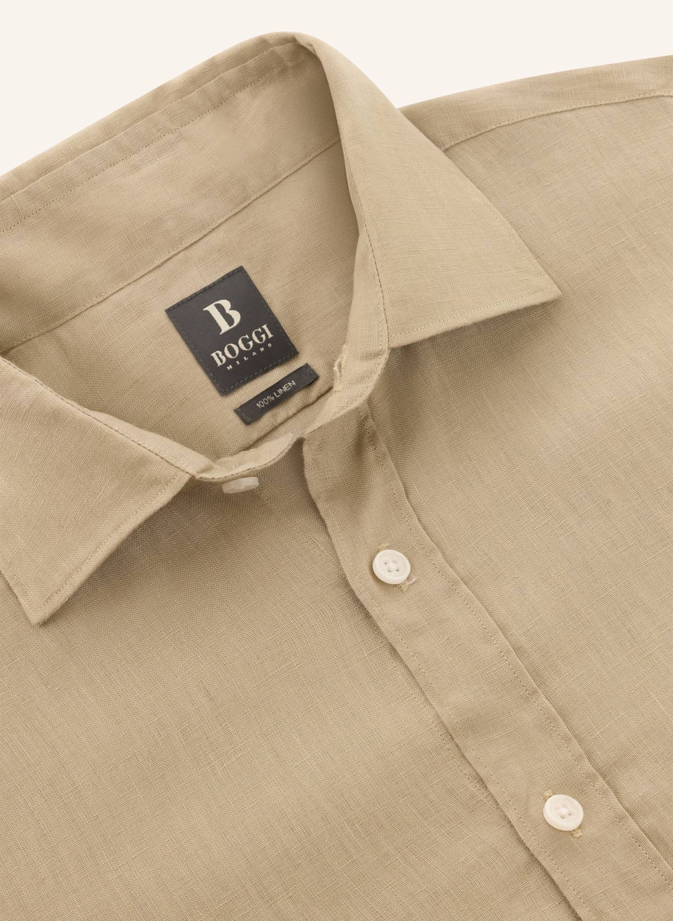 BOGGI MILANO Overshirt: BRAUN