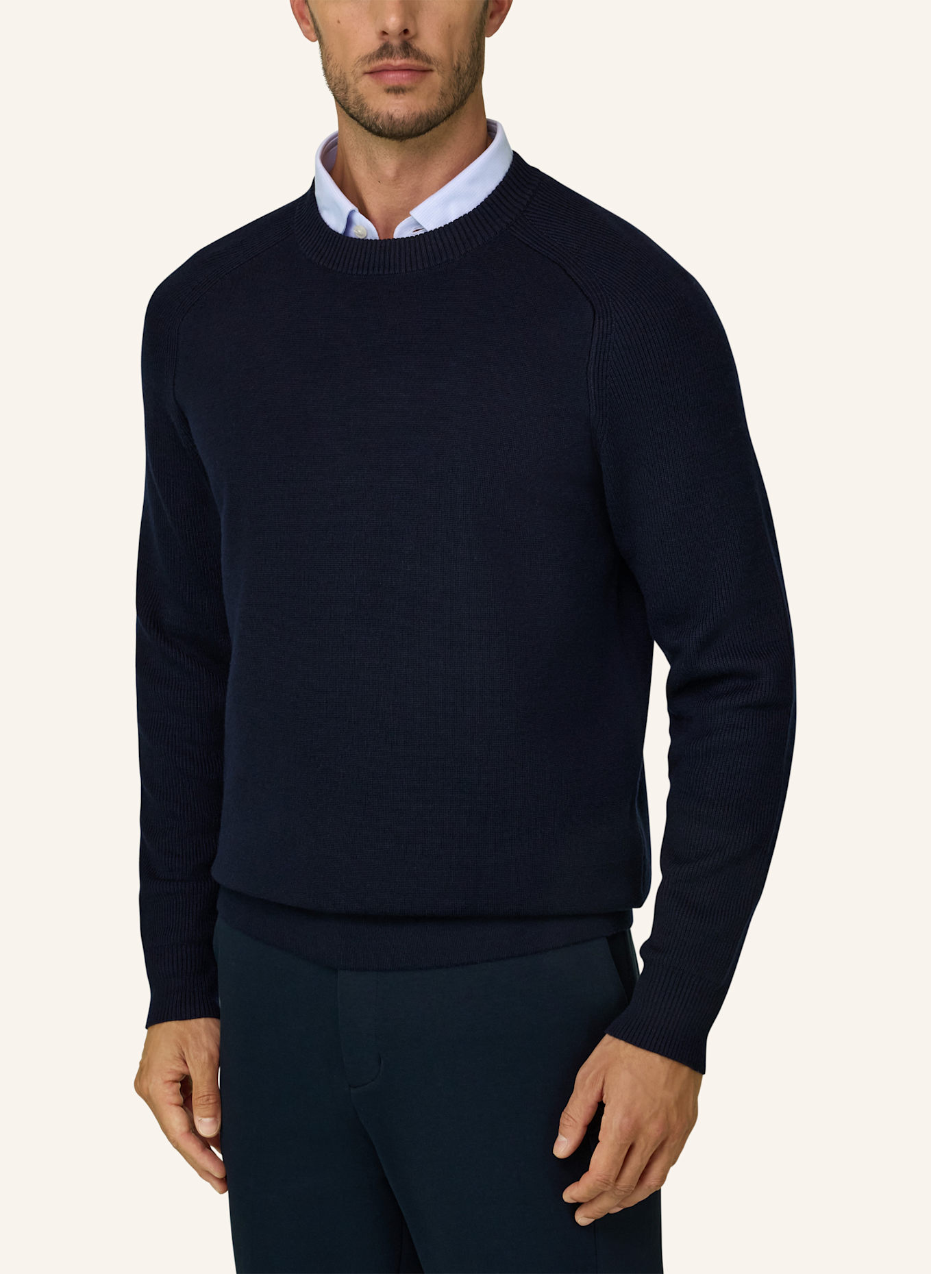BOGGI MILANO Sweater: BLUE