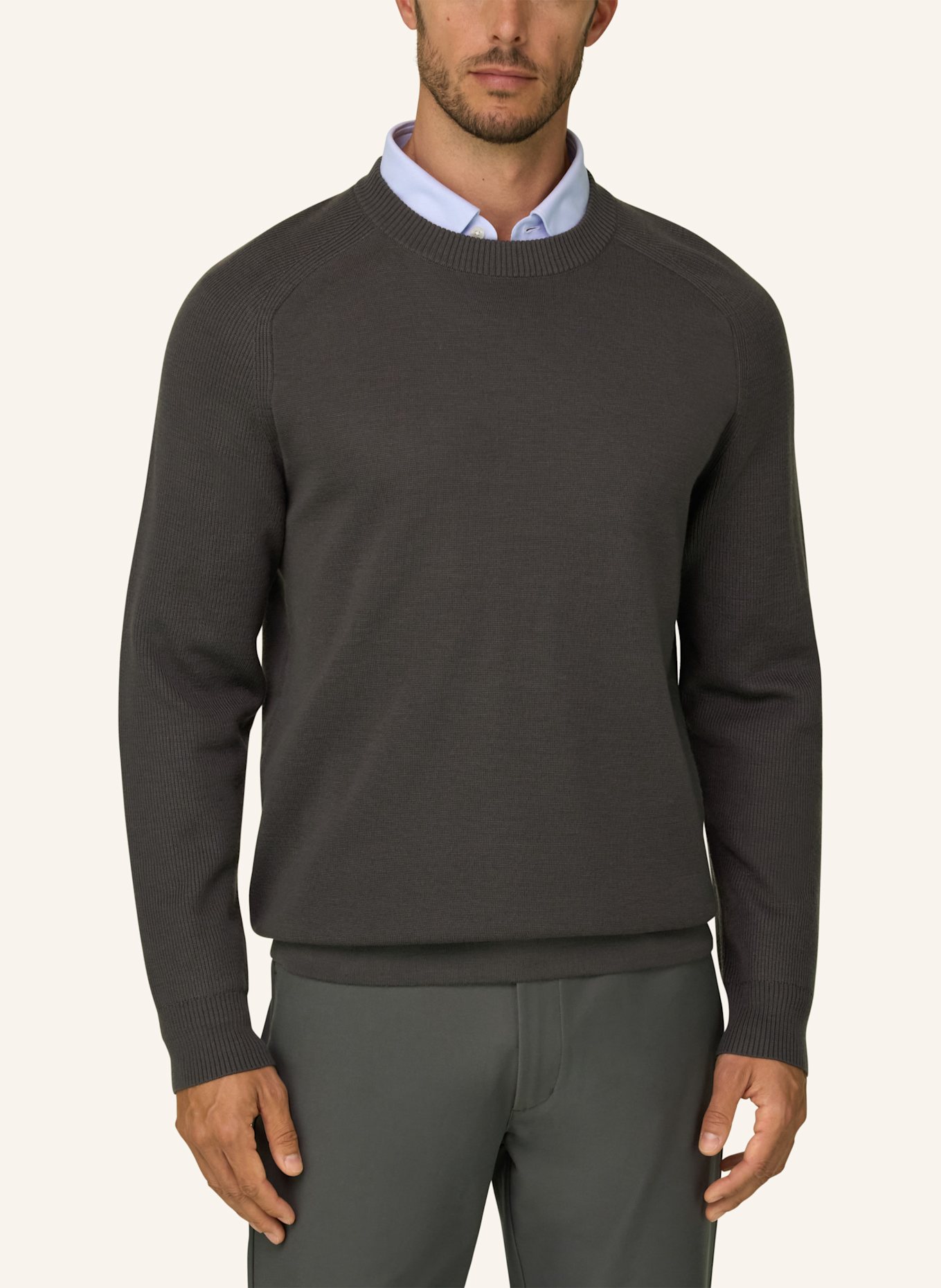 BOGGI MILANO Sweater: GREEN