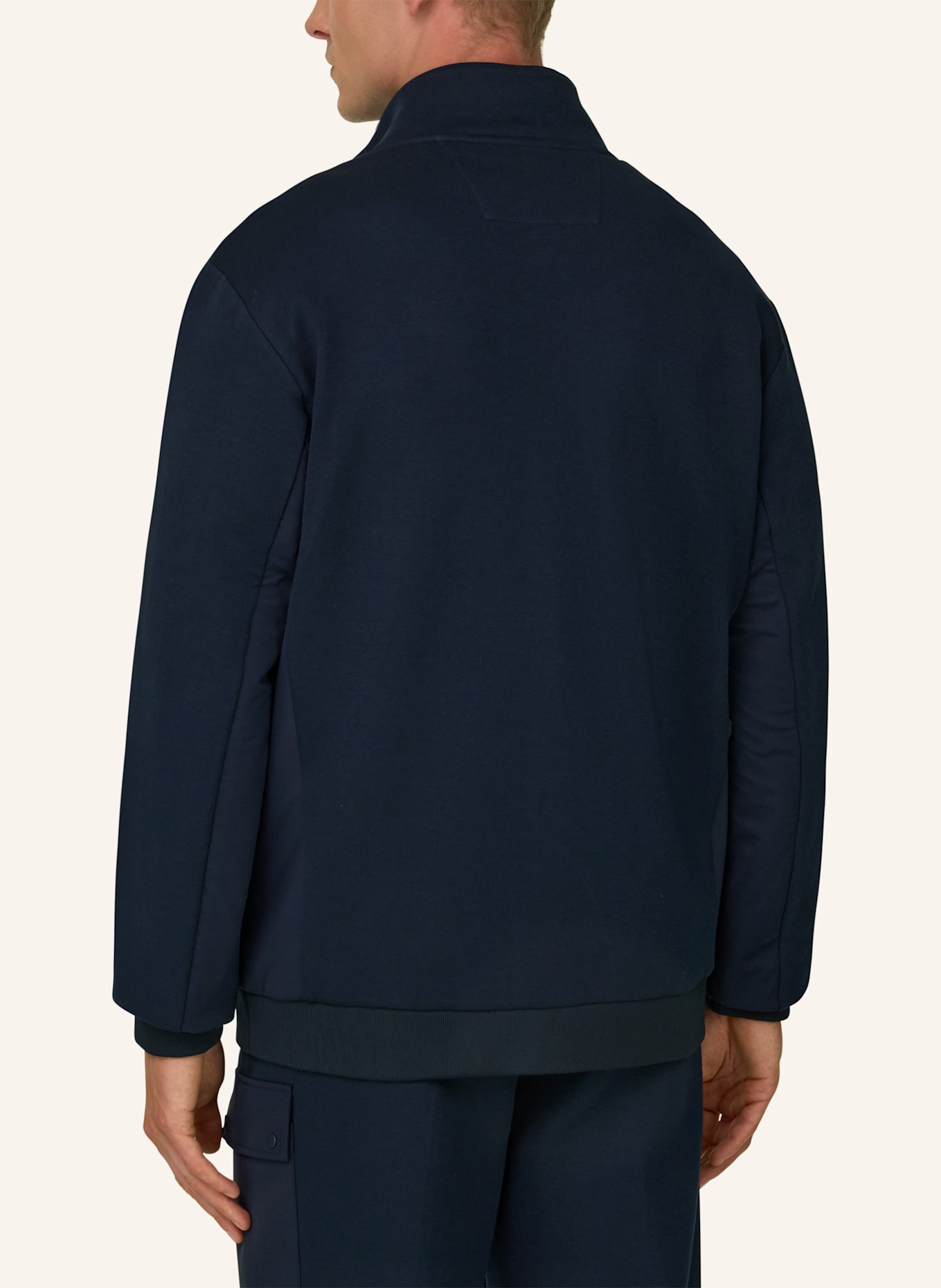 BOGGI MILANO Sweatjacke: BLAU