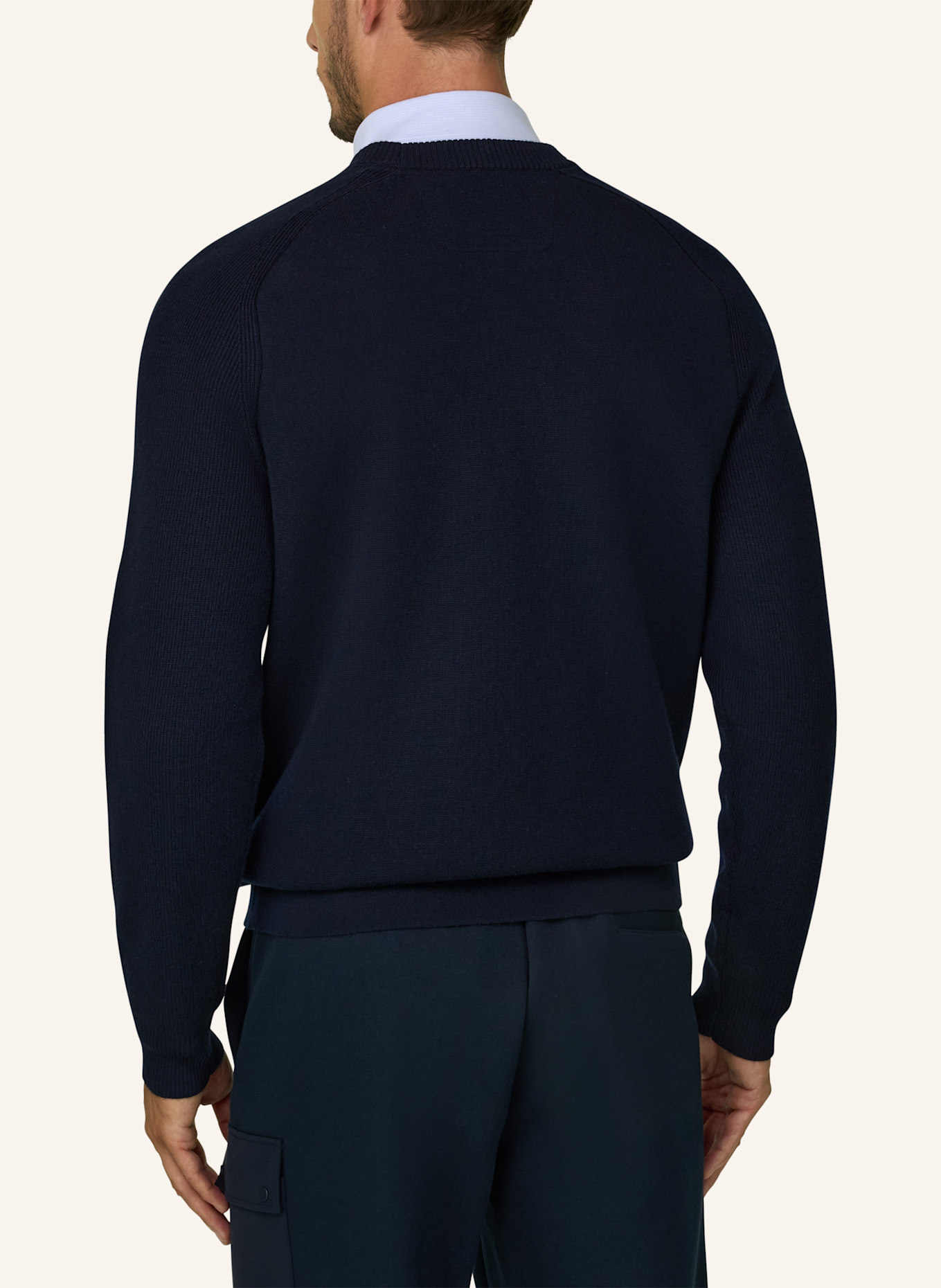 BOGGI MILANO Sweater: BLUE