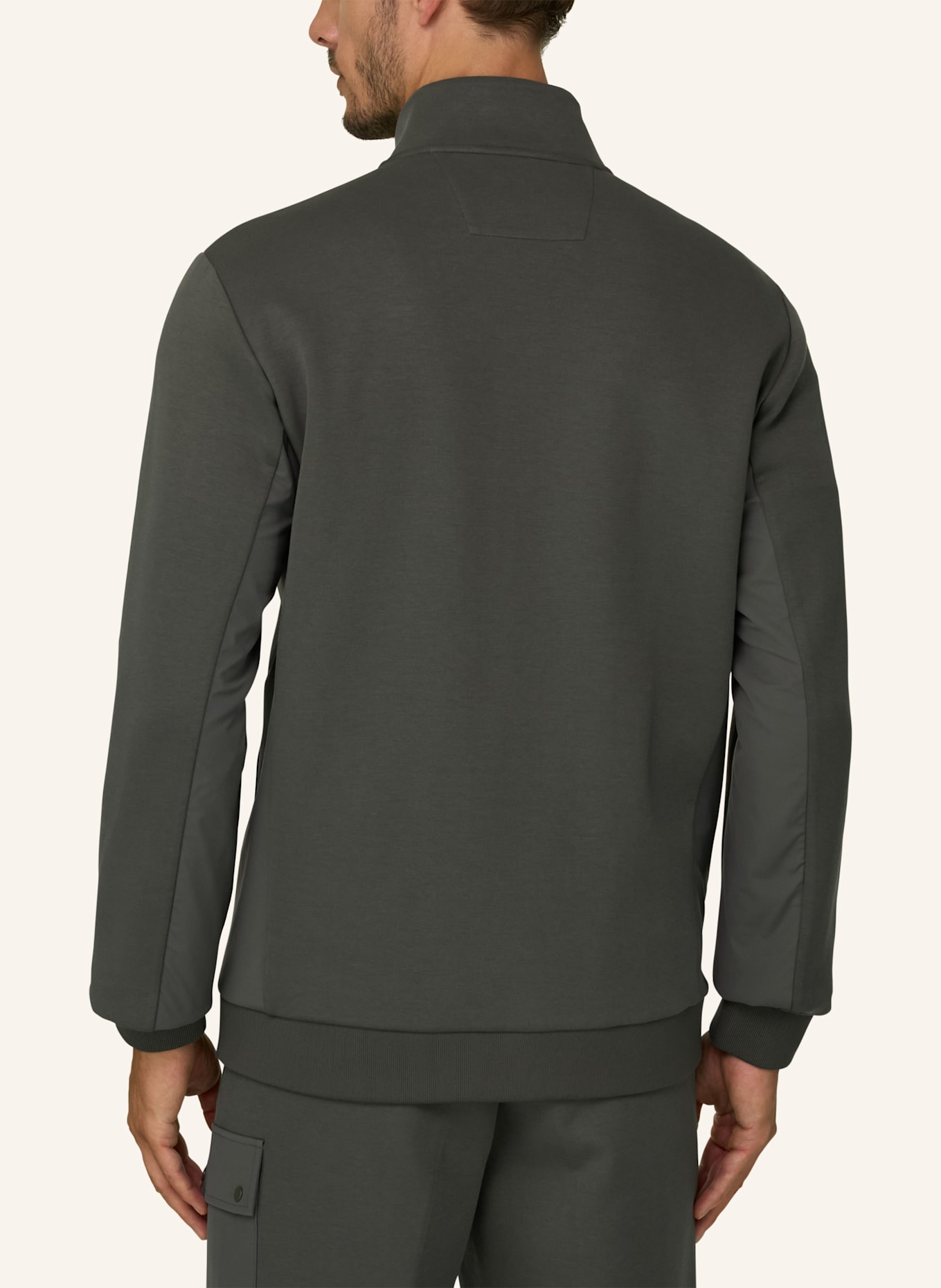 BOGGI MILANO Sweatshirt jacket: GREEN