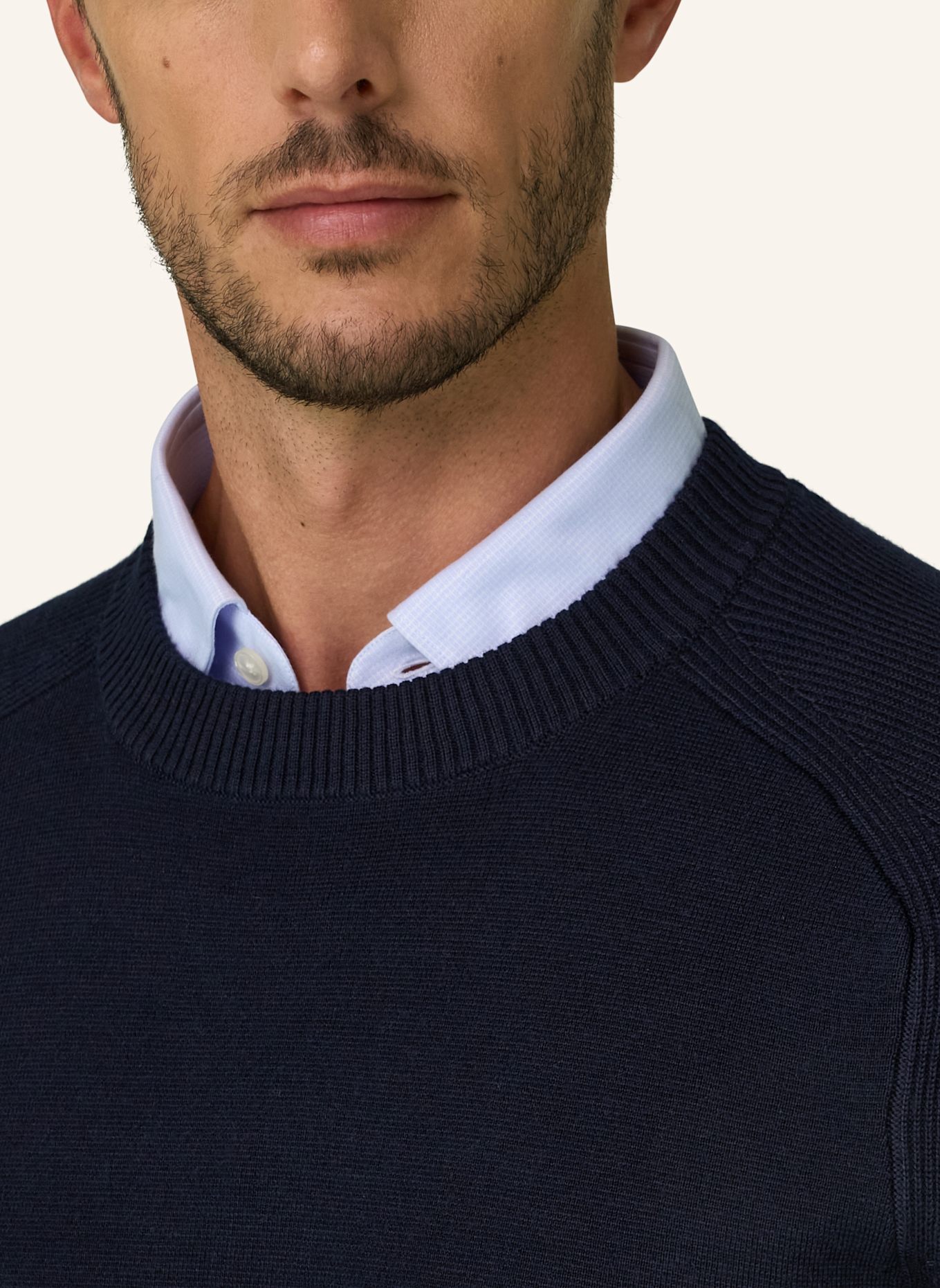 BOGGI MILANO Sweater: BLUE