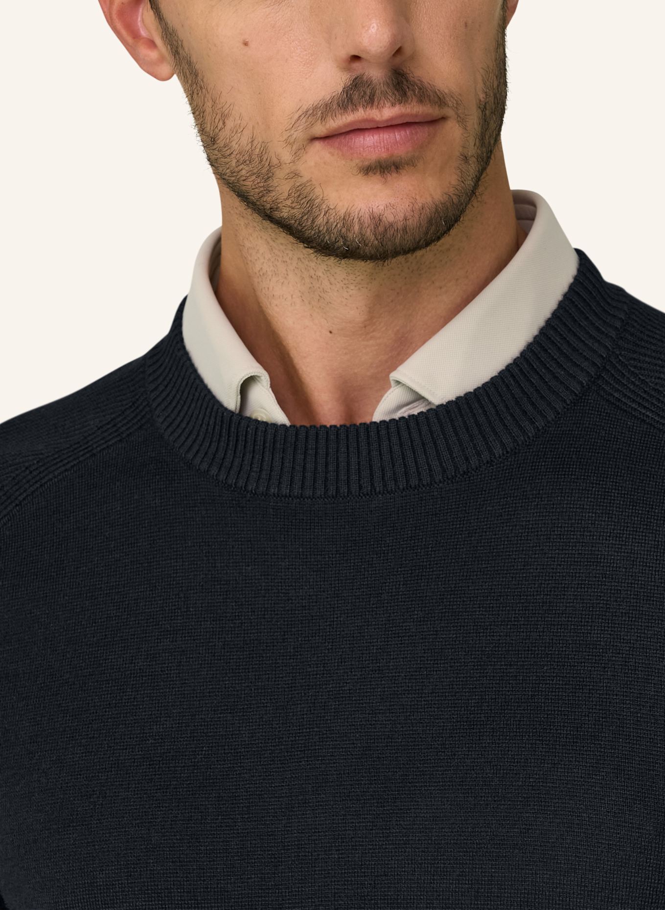 BOGGI MILANO Sweater: BLACK