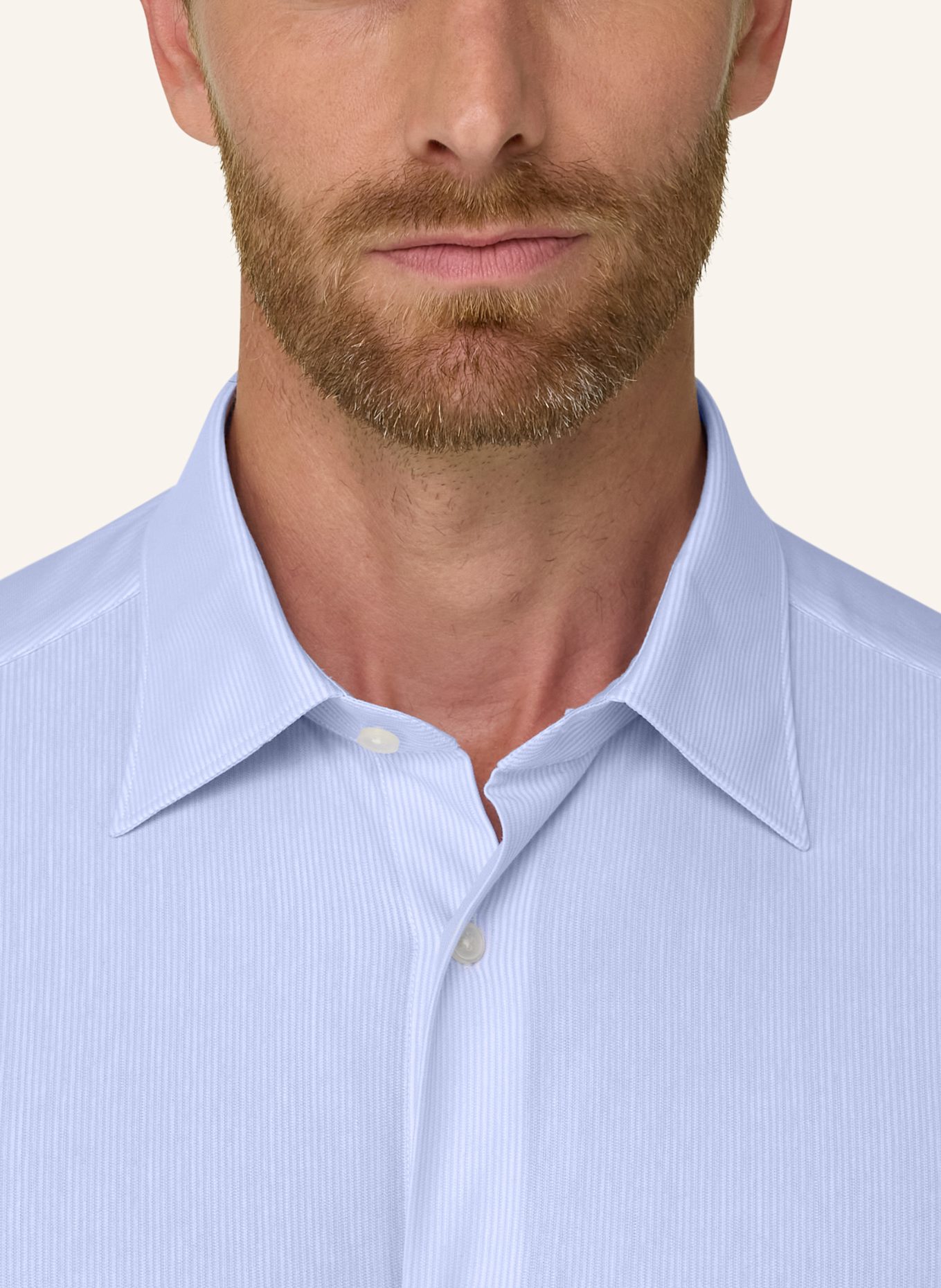 BOGGI MILANO Regular-Fit Jersey Shirt: LIGHT BLUE