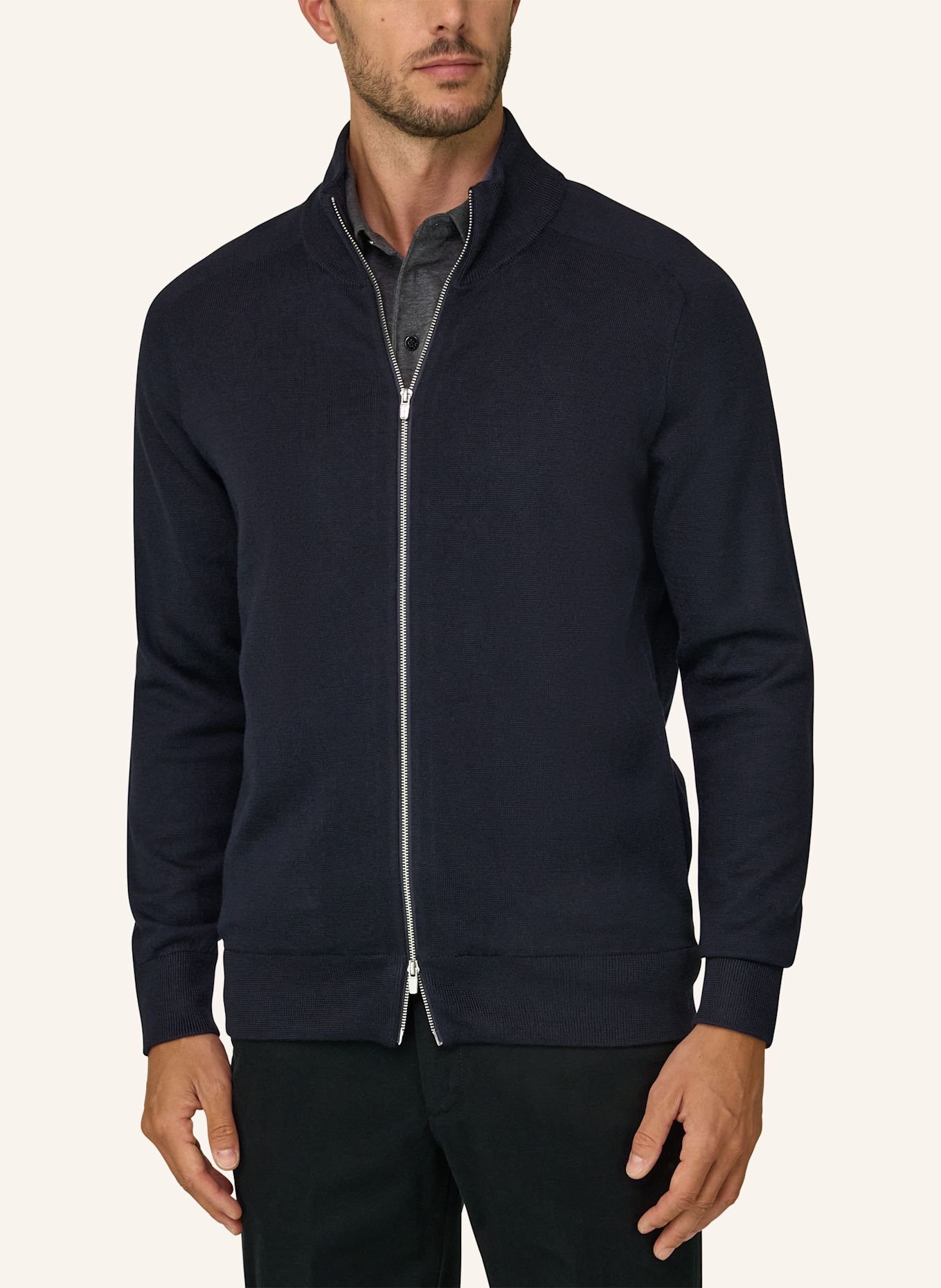 BOGGI MILANO Pullover: SCHWARZ
