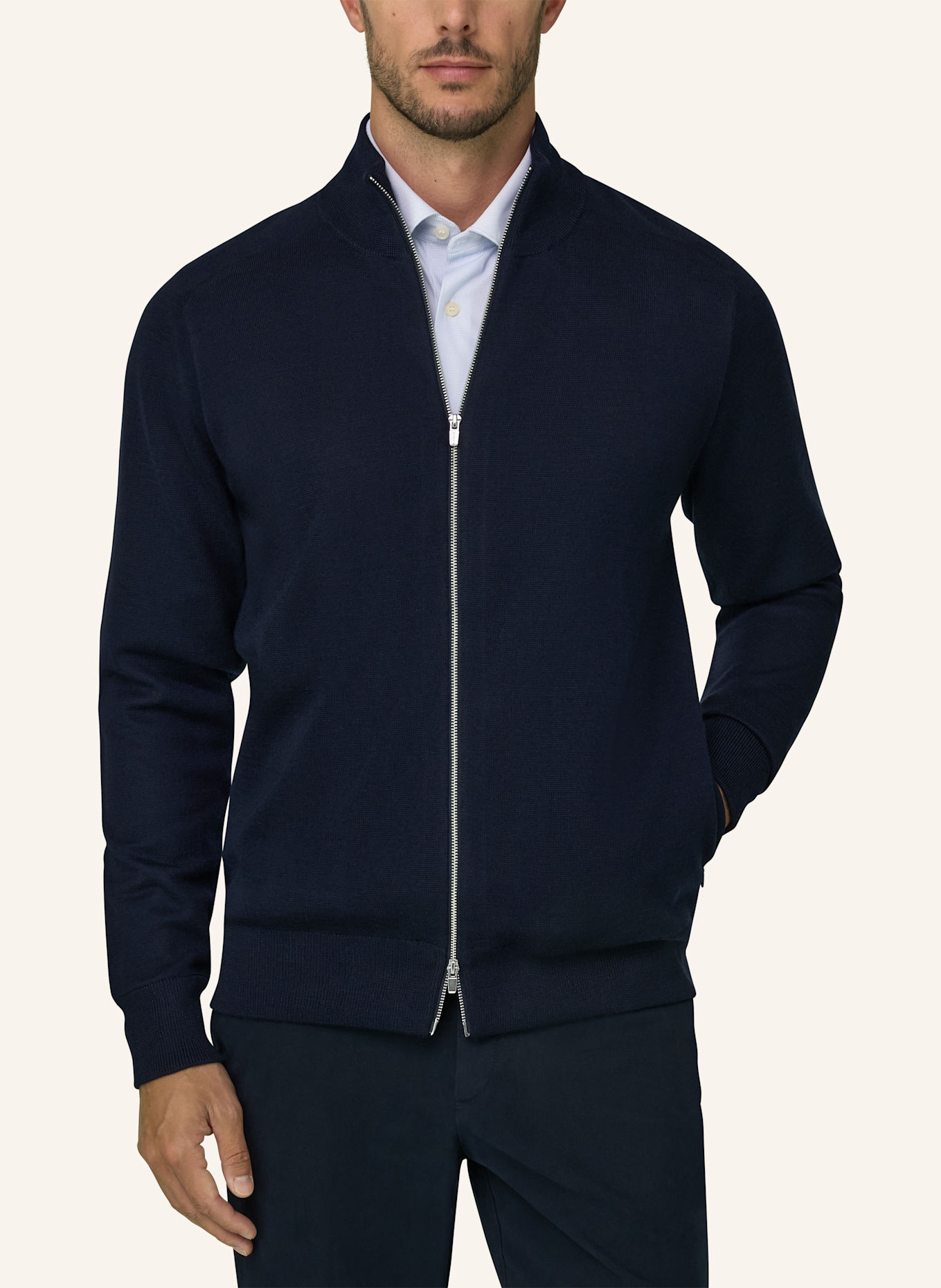 BOGGI MILANO Sweater: BLUE