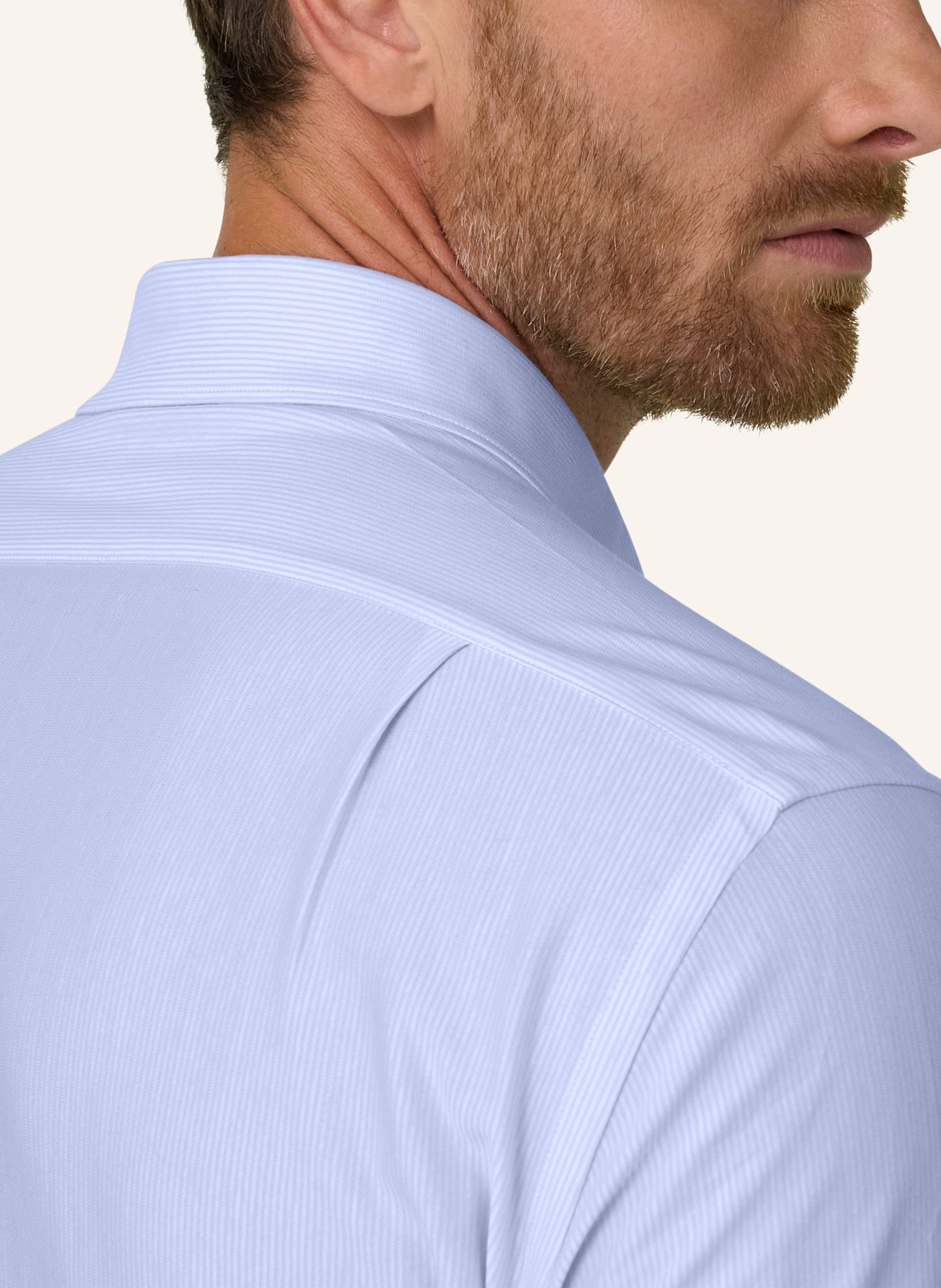 BOGGI MILANO Regular-Fit Jersey Shirt: LIGHT BLUE