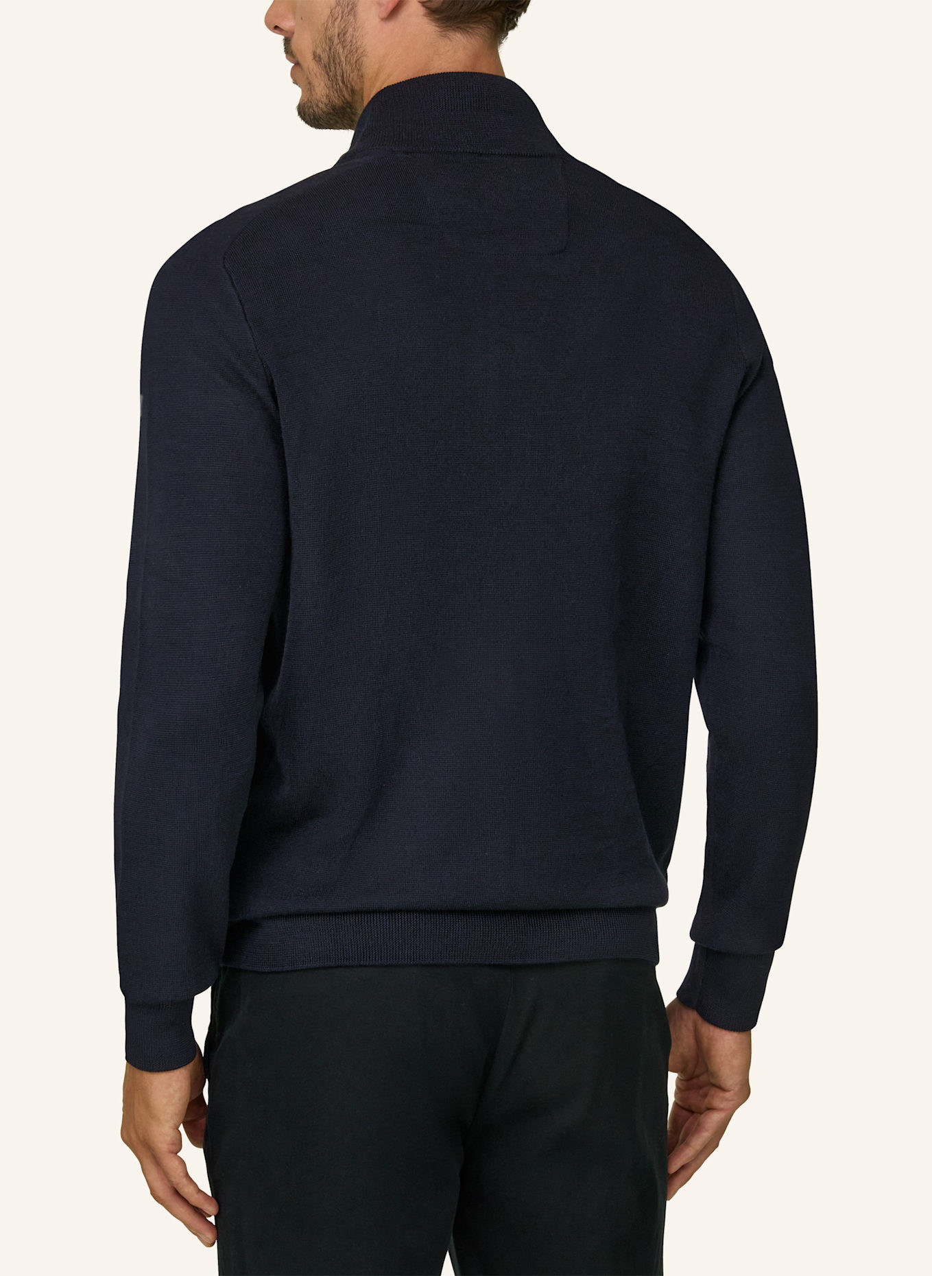 BOGGI MILANO Pullover: SCHWARZ