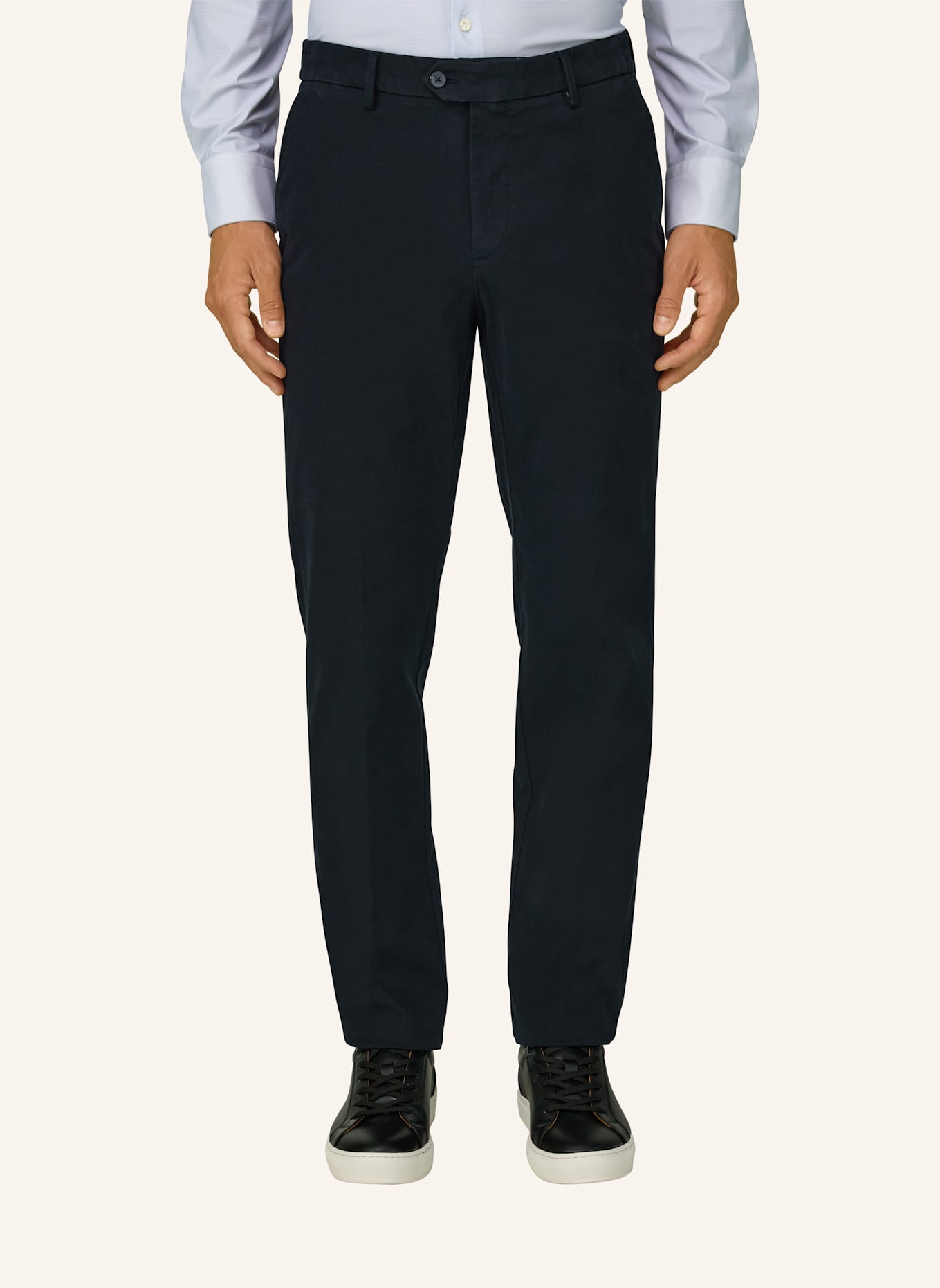 BOGGI MILANO Cordhose: BLAU