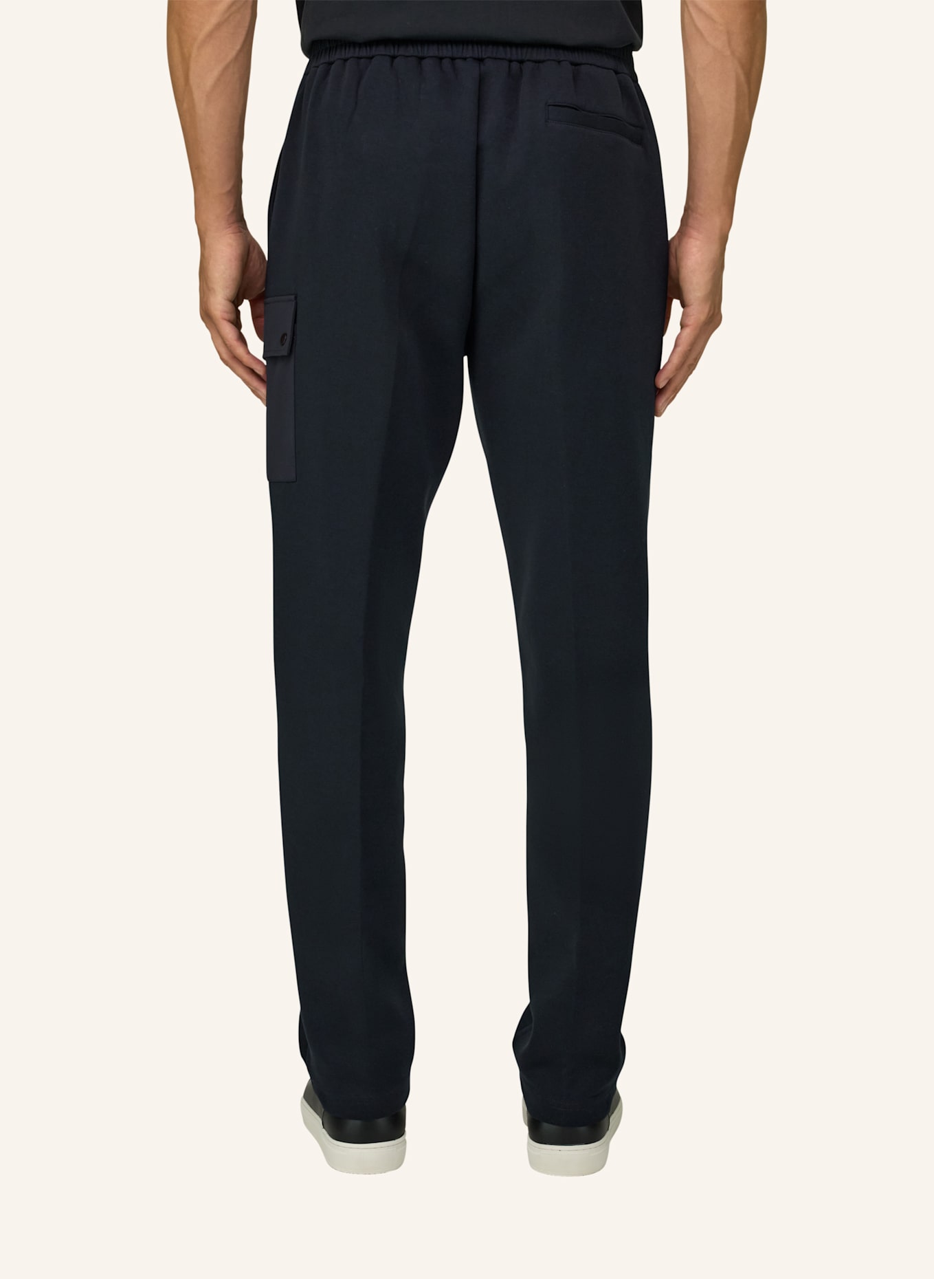 BOGGI MILANO Strickhose: SCHWARZ
