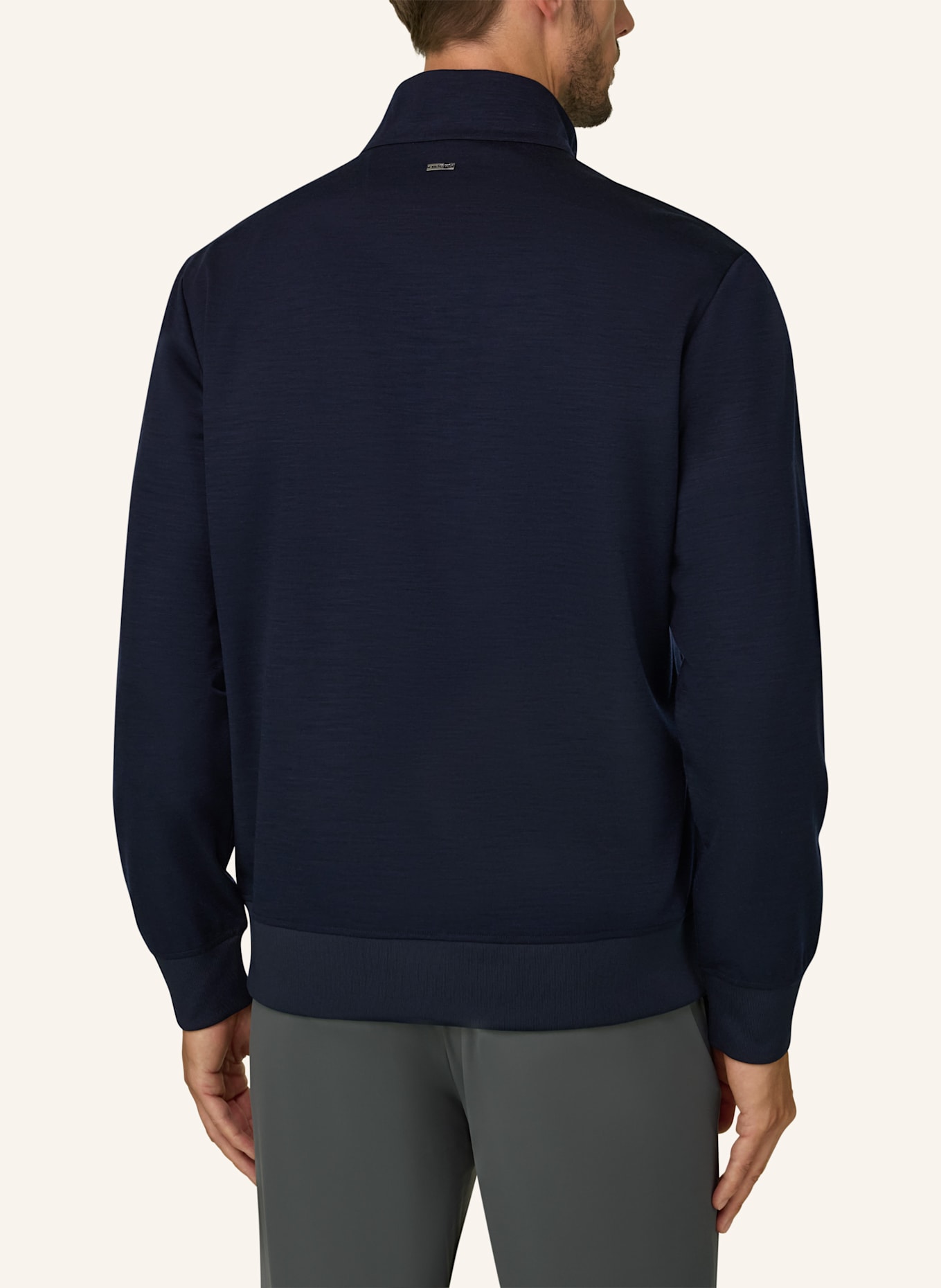 BOGGI MILANO Sweatjacke: BLAU