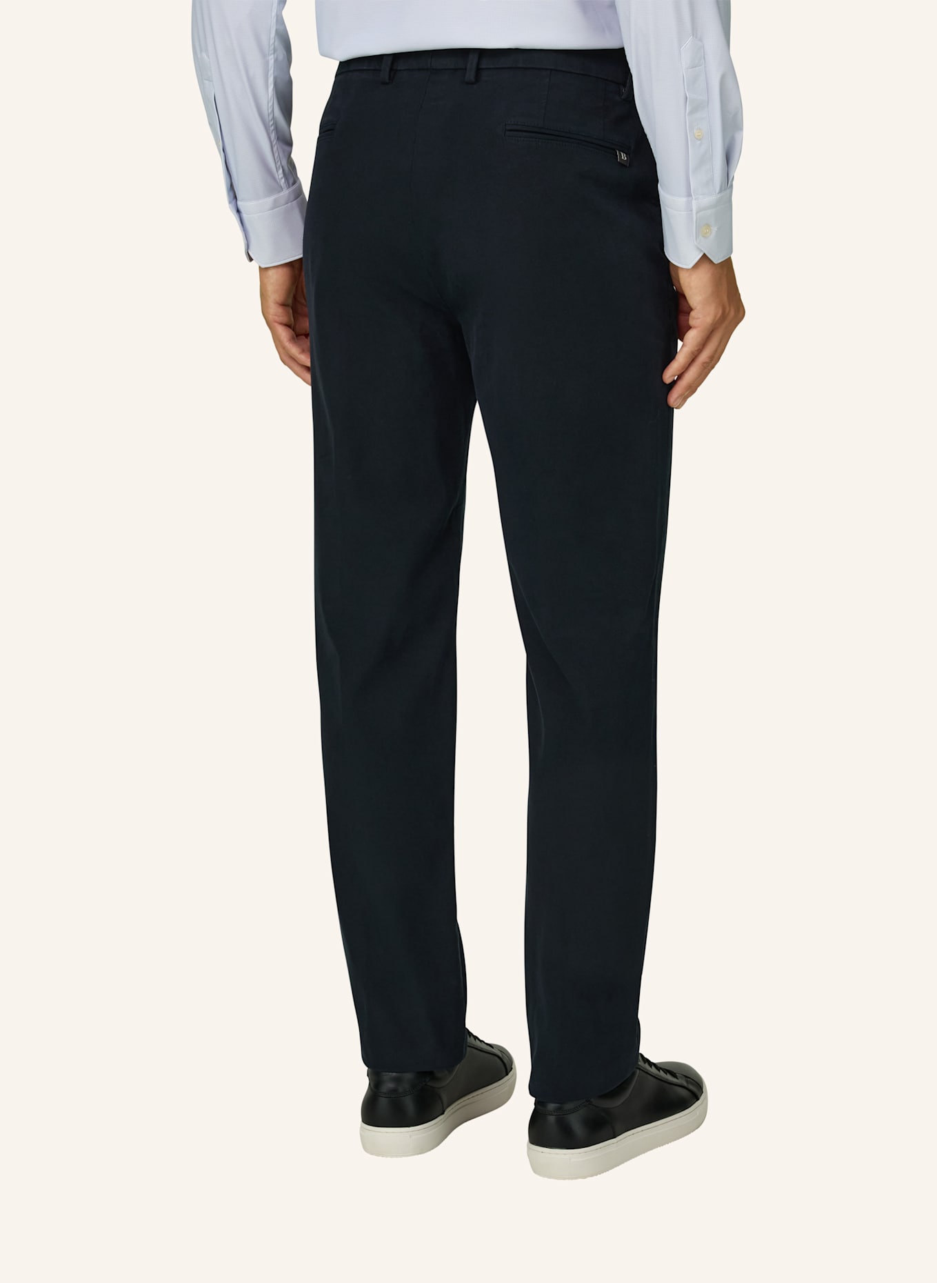 BOGGI MILANO Cordhose: BLAU