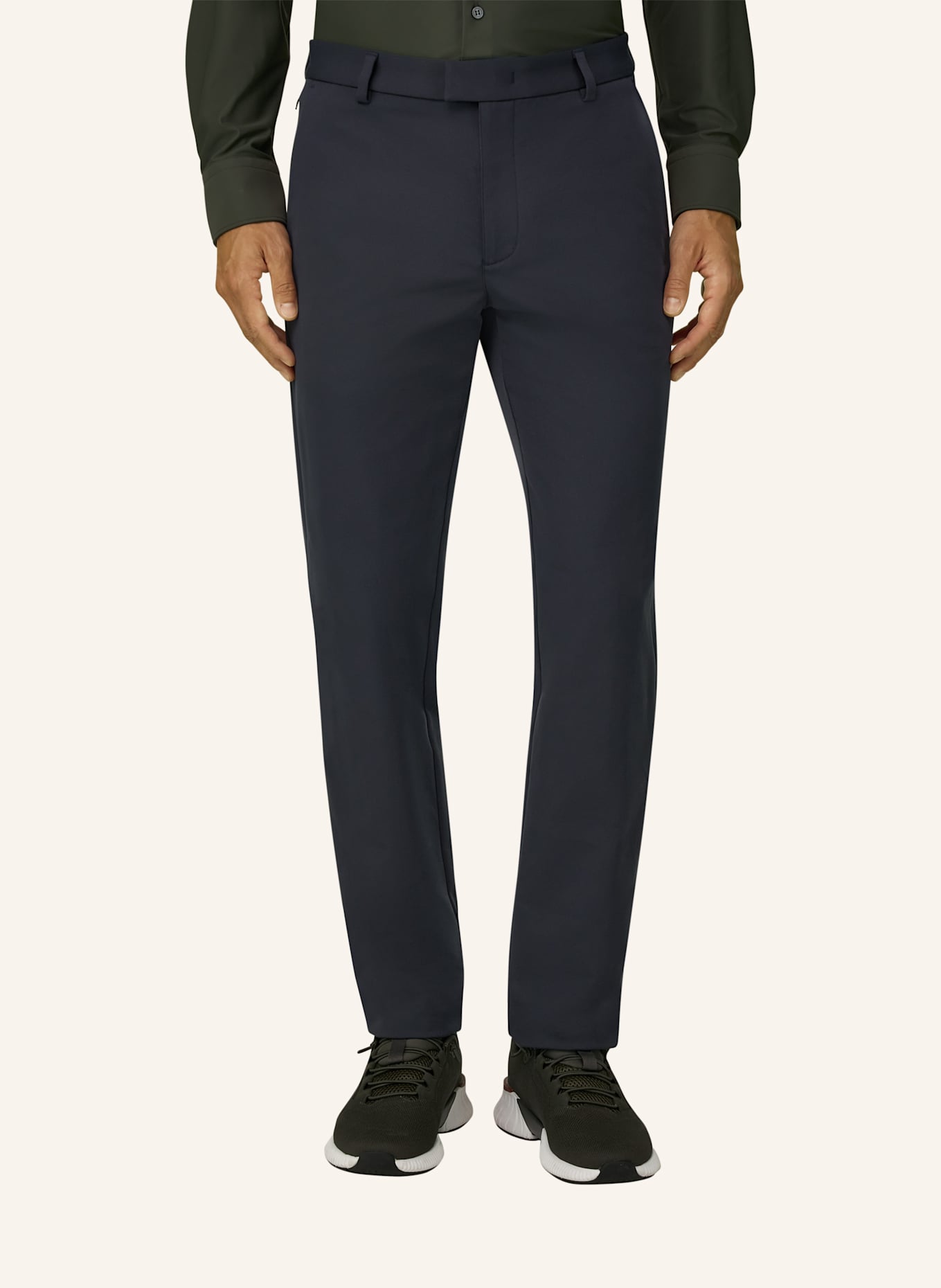 BOGGI MILANO Cordhose: BLAU