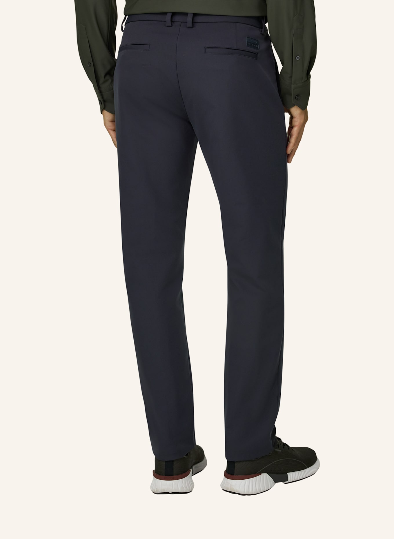 BOGGI MILANO Cordhose: BLAU