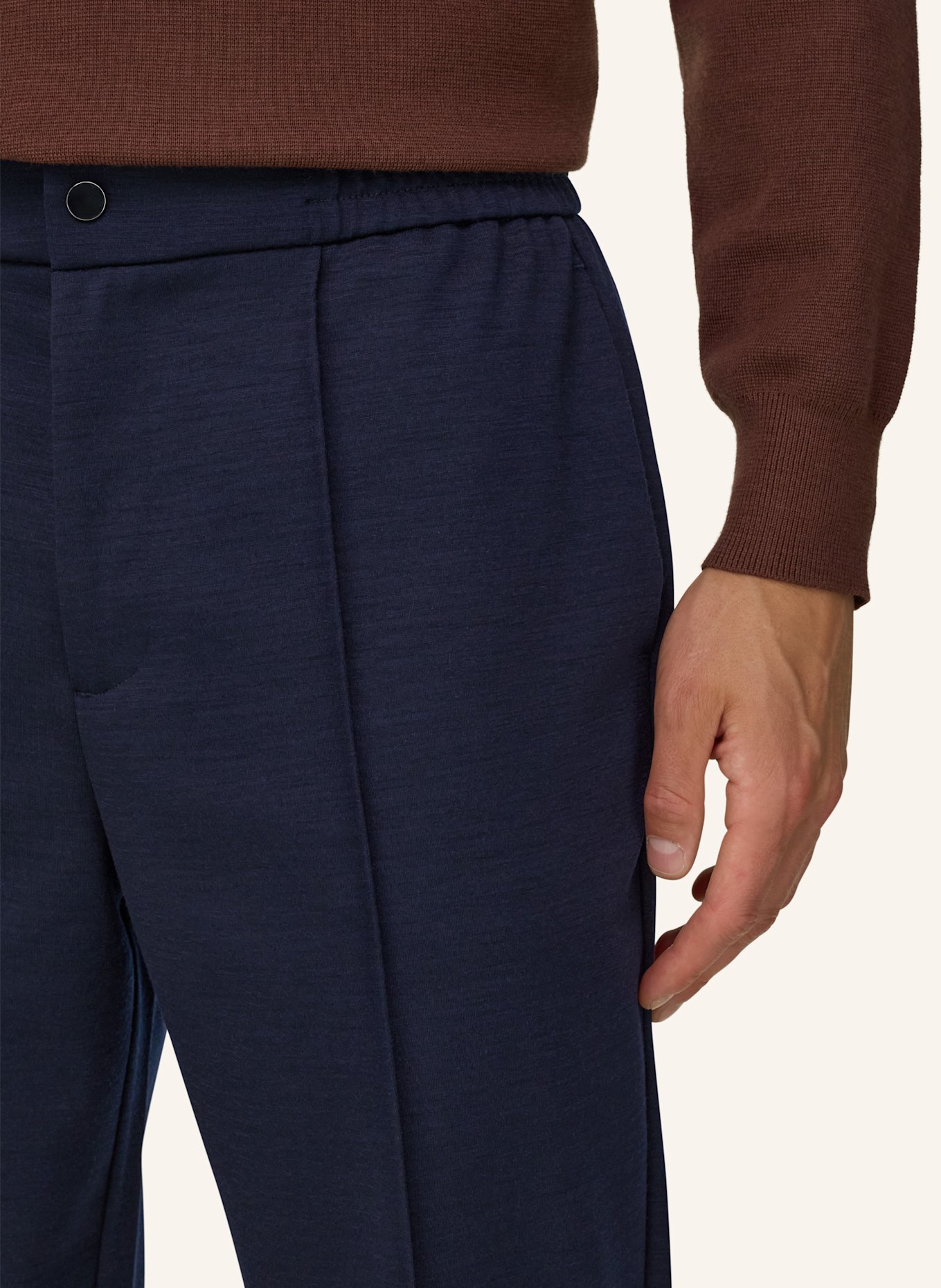 BOGGI MILANO Strickhose: BLAU