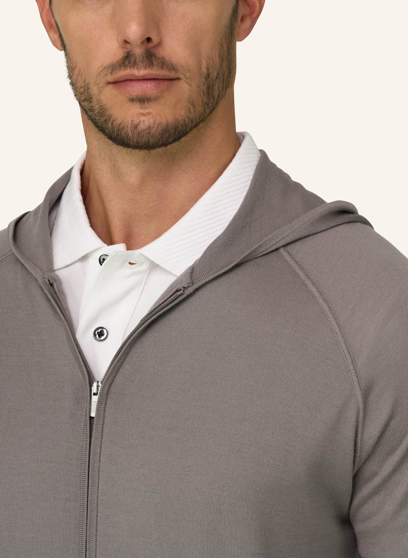 BOGGI MILANO Pullover: BEIGE