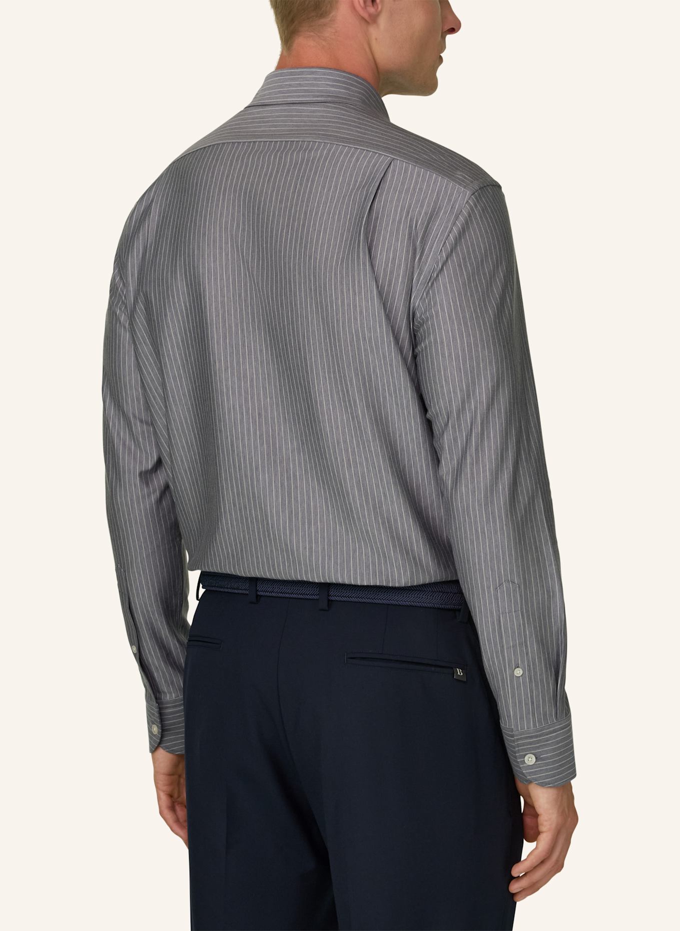 BOGGI MILANO Regular-Fit Jersey Shirt: BLUE