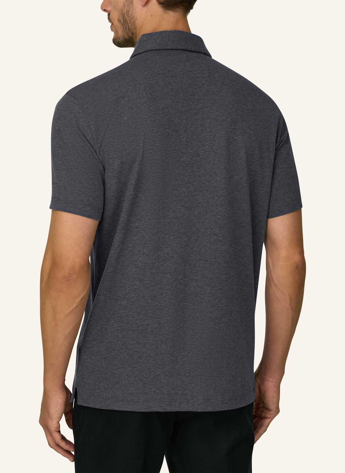 BOGGI MILANO Polo Shirt: DARK GRAY