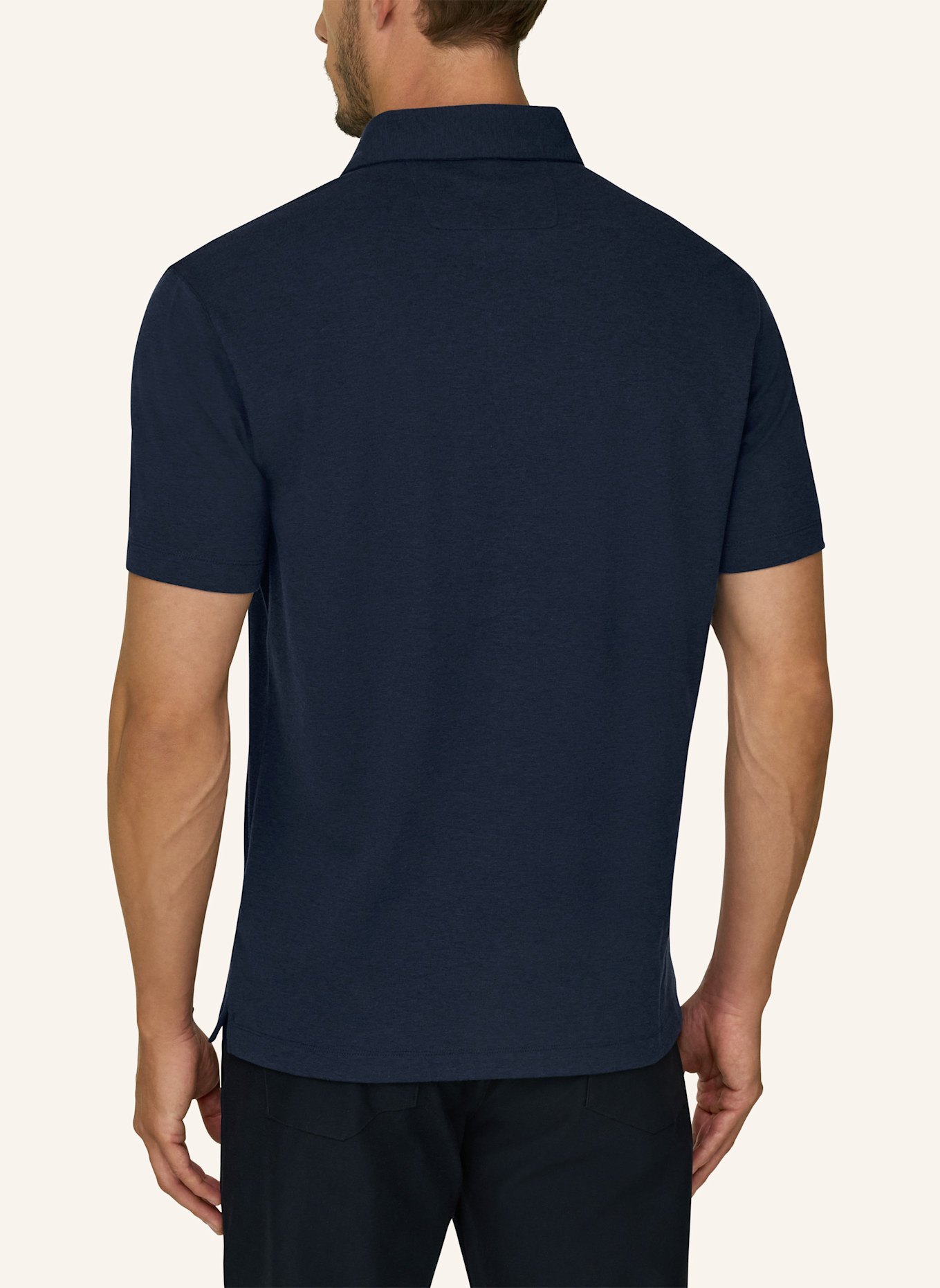 BOGGI MILANO Polo Shirt: BLUE