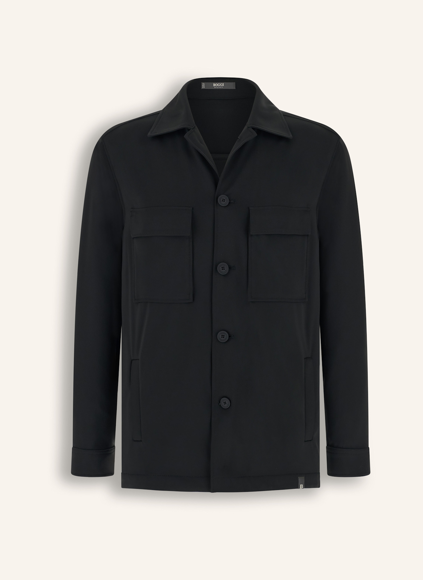 BOGGI MILANO Overjacket: SCHWARZ