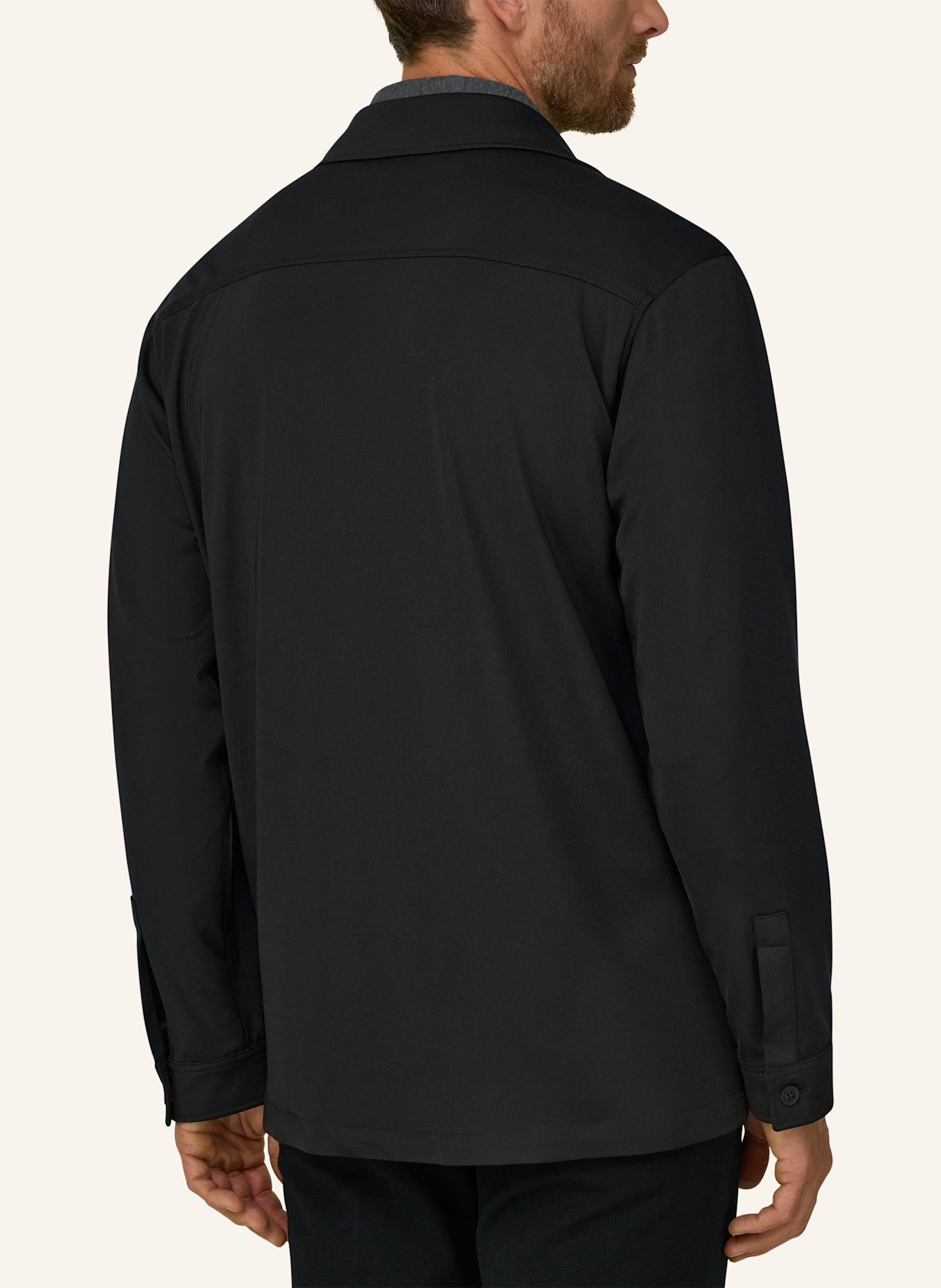 BOGGI MILANO Overjacket: SCHWARZ