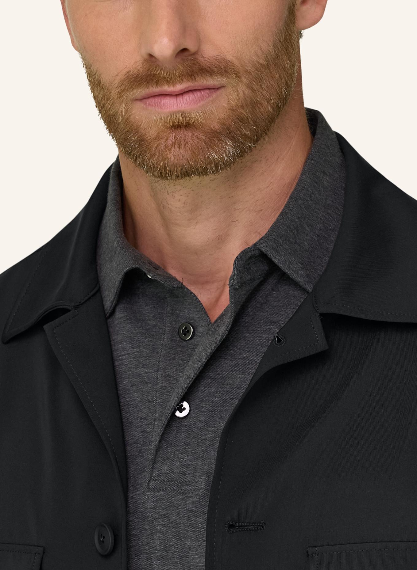 BOGGI MILANO Overjacket: SCHWARZ