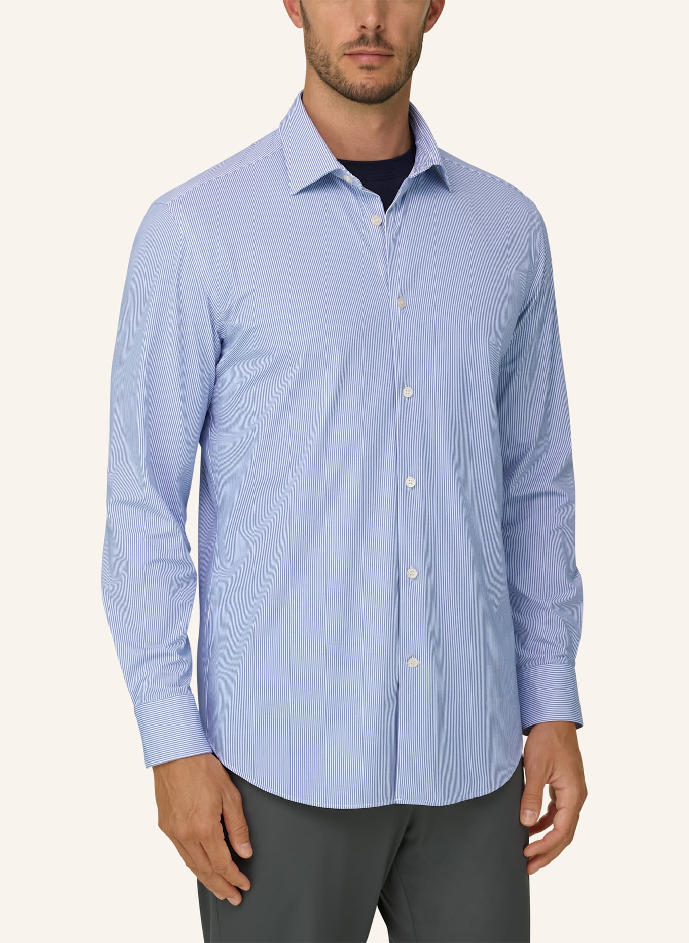 BOGGI MILANO Overshirt: BLUE