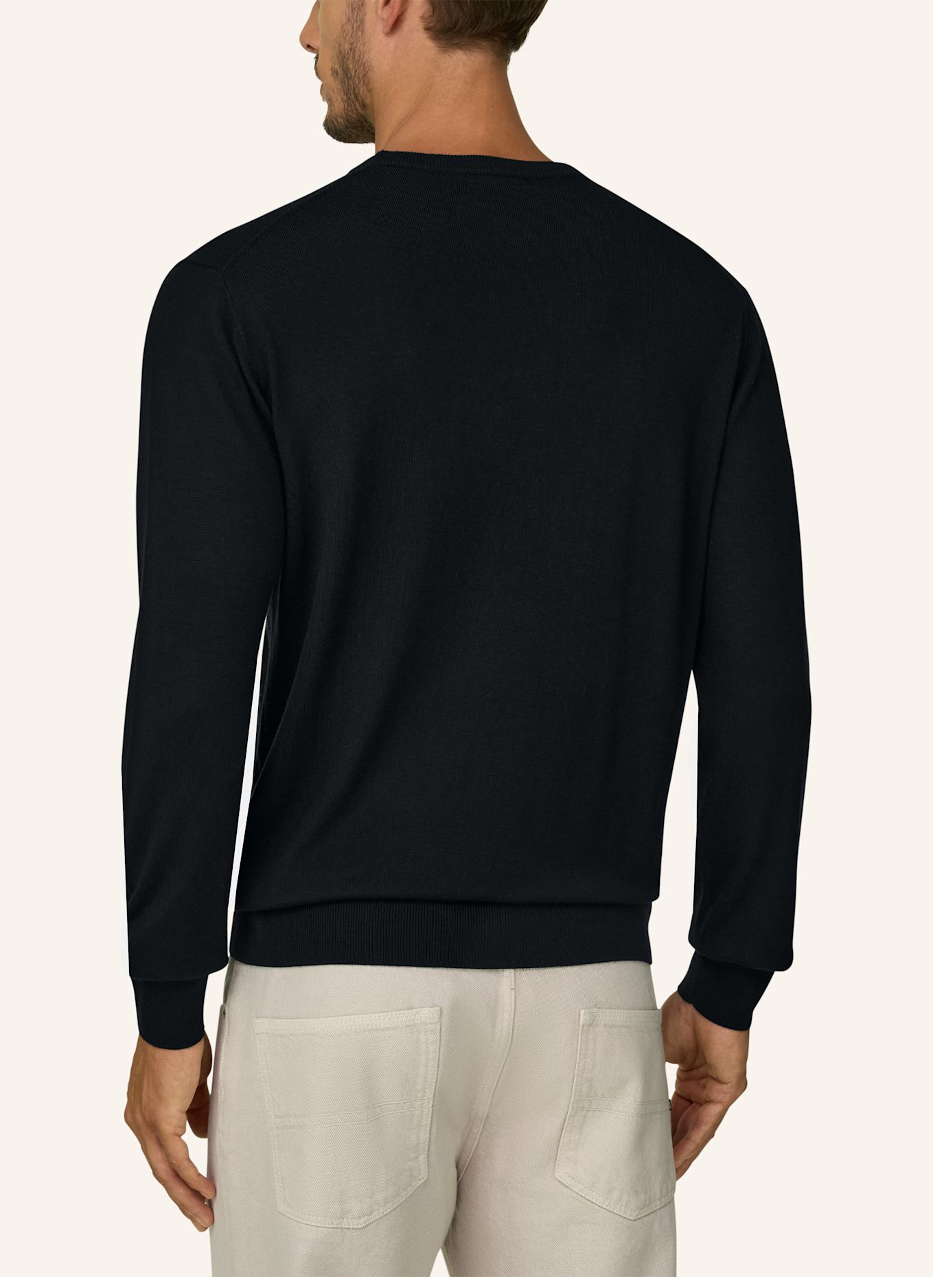 BOGGI MILANO Rollkragenpullover aus Cashmere: SCHWARZ