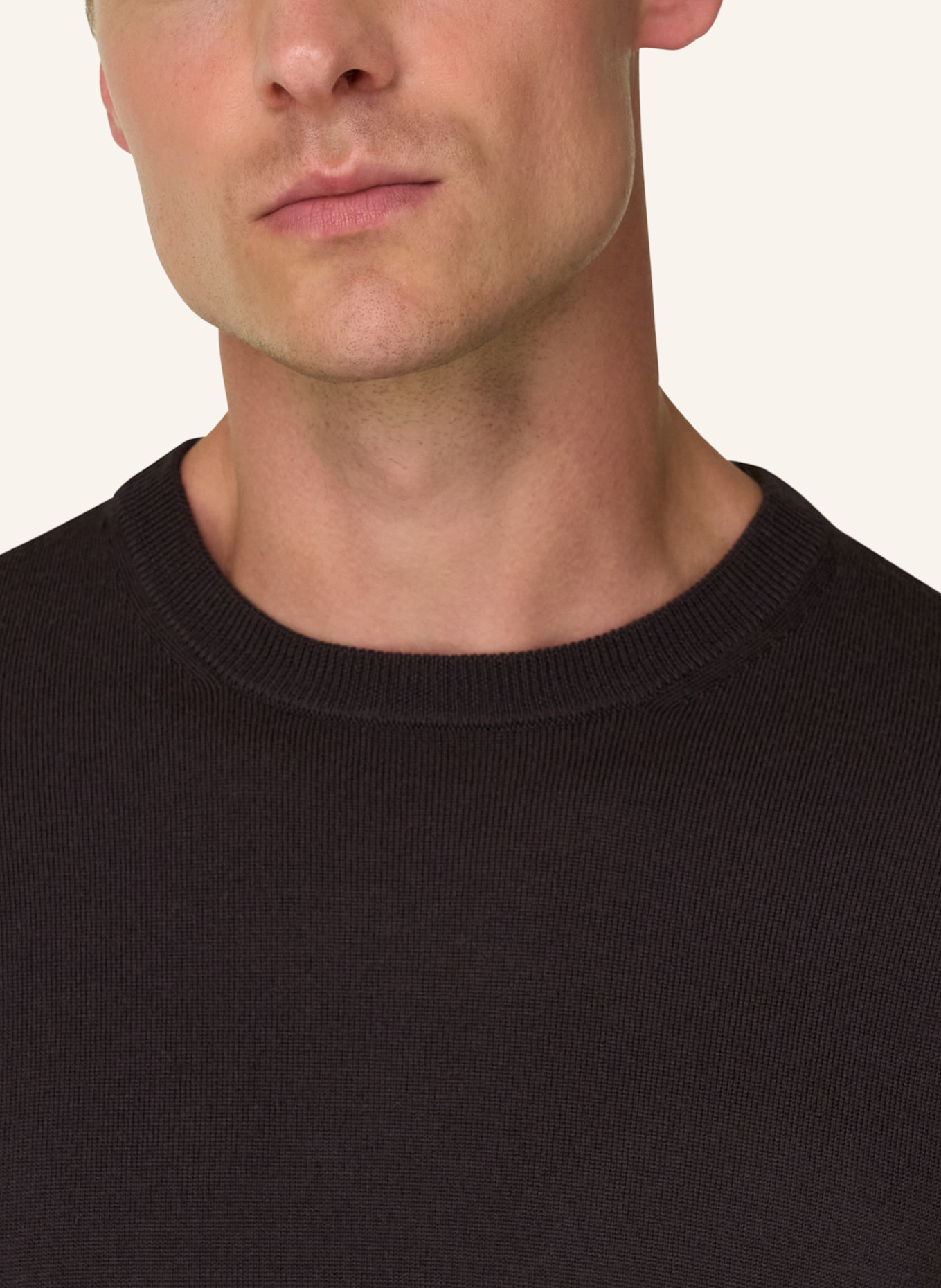 BOGGI MILANO Rollkragenpullover aus Cashmere: DUNKELBRAUN