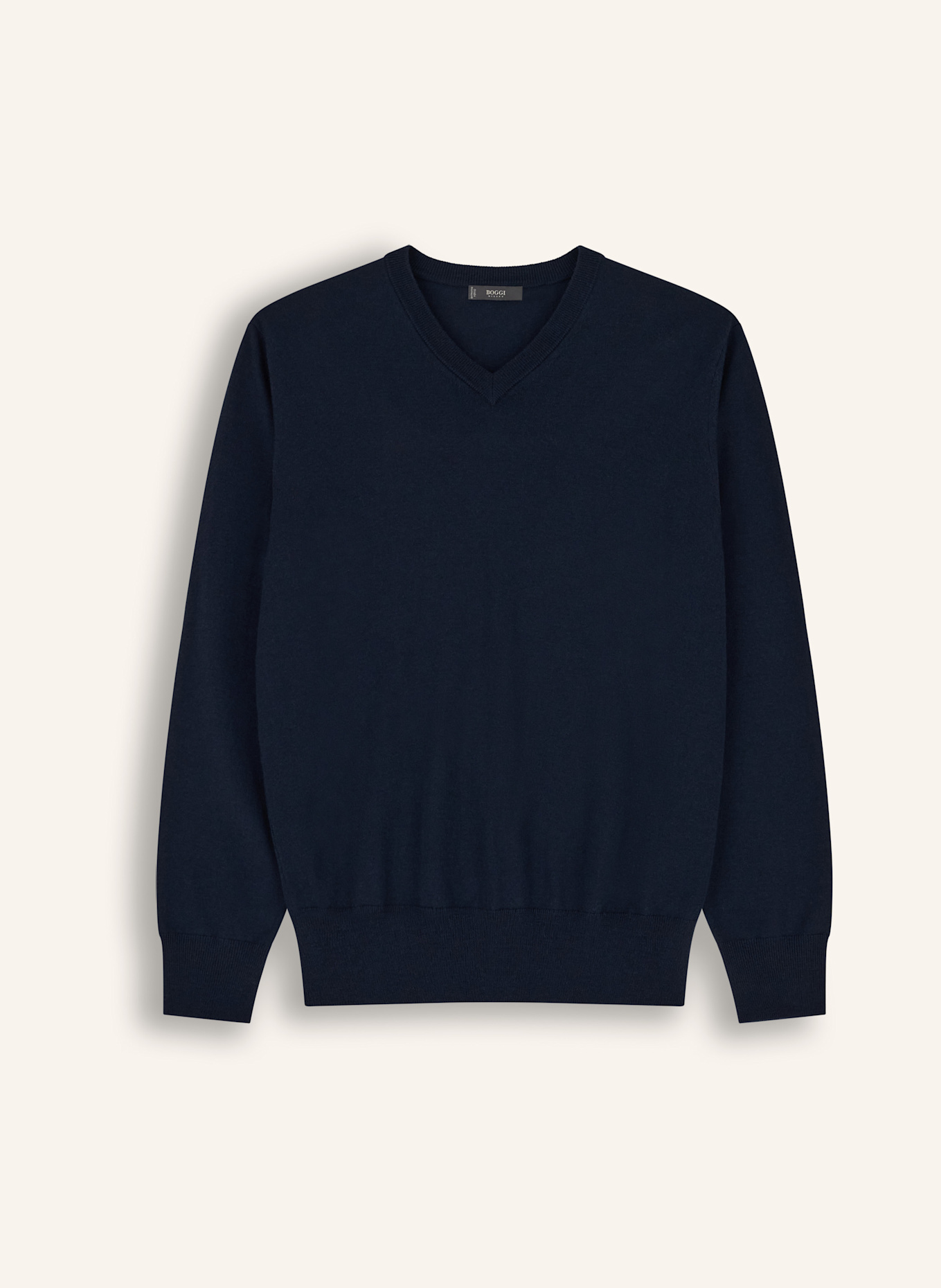 BOGGI MILANO Rollkragenpullover aus Cashmere: BLAU