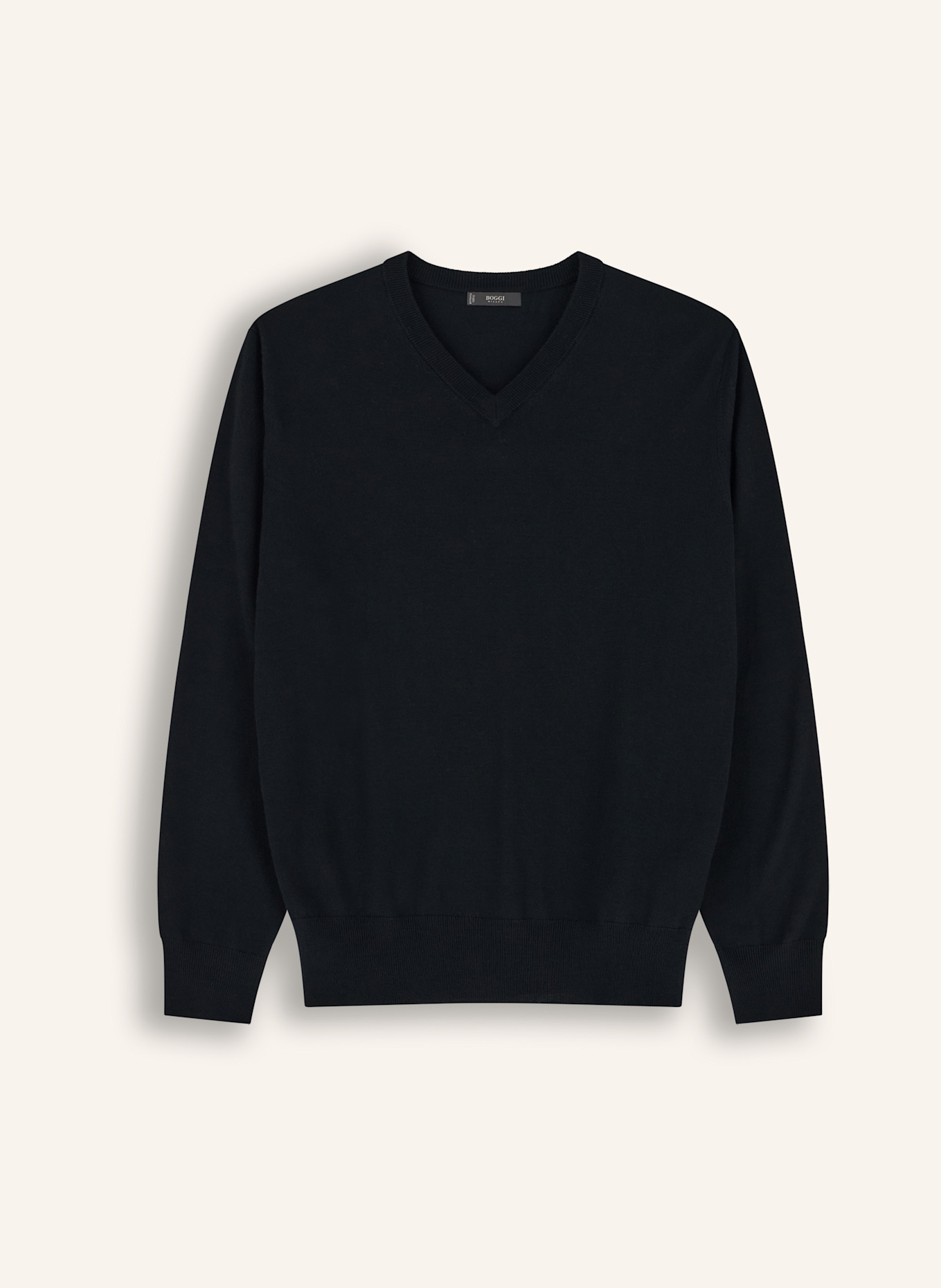 BOGGI MILANO Rollkragenpullover aus Cashmere: SCHWARZ
