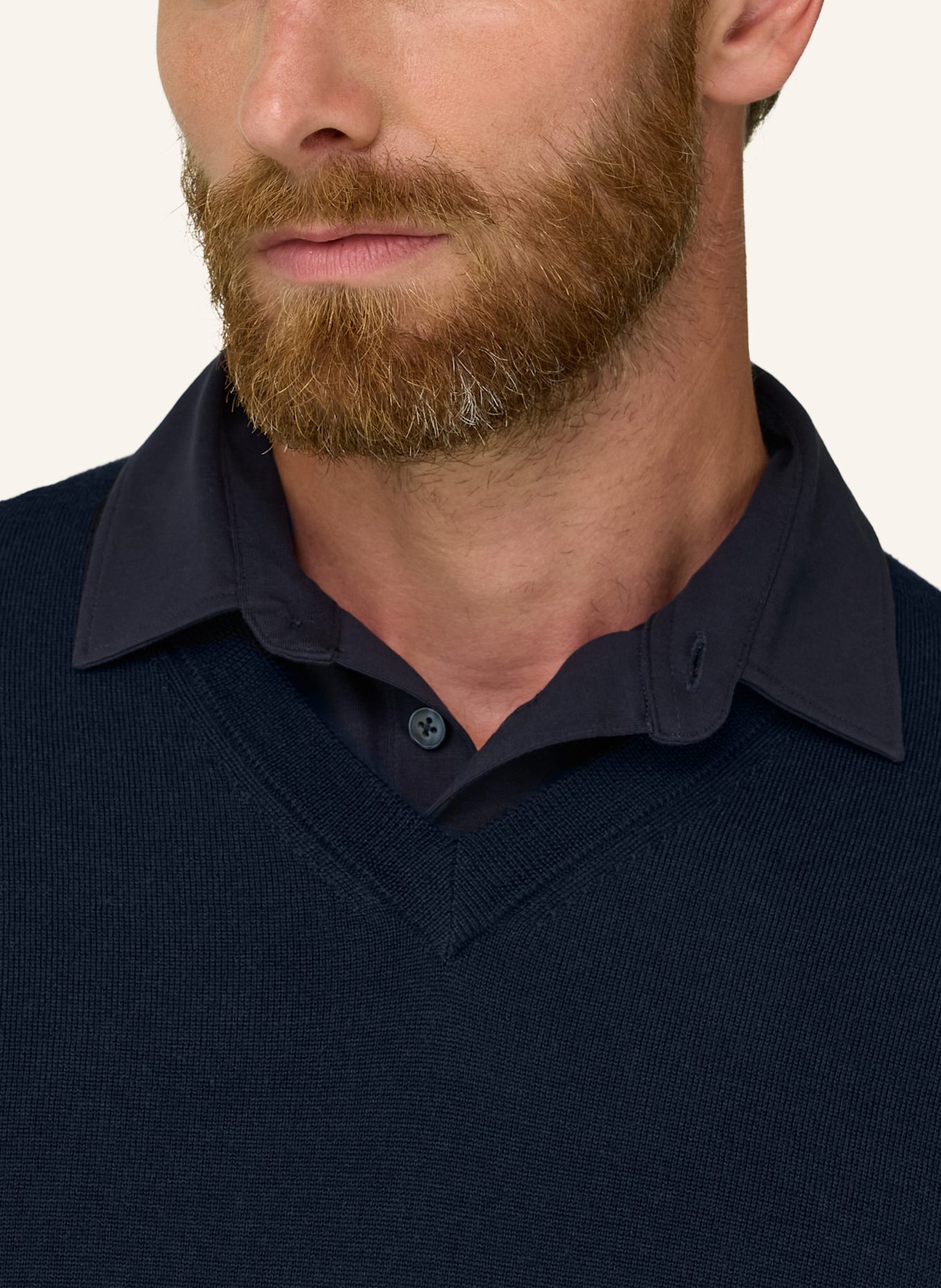 BOGGI MILANO Rollkragenpullover aus Cashmere: BLAU