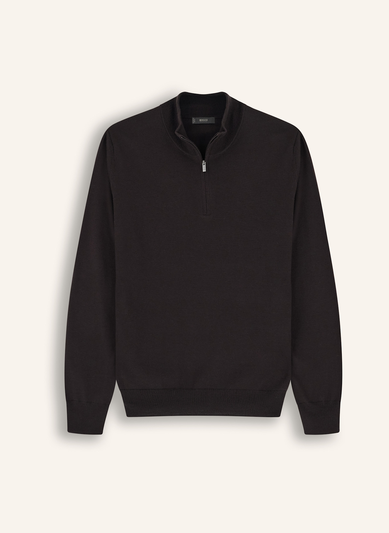 BOGGI MILANO Rollkragenpullover aus Cashmere: DUNKELBRAUN