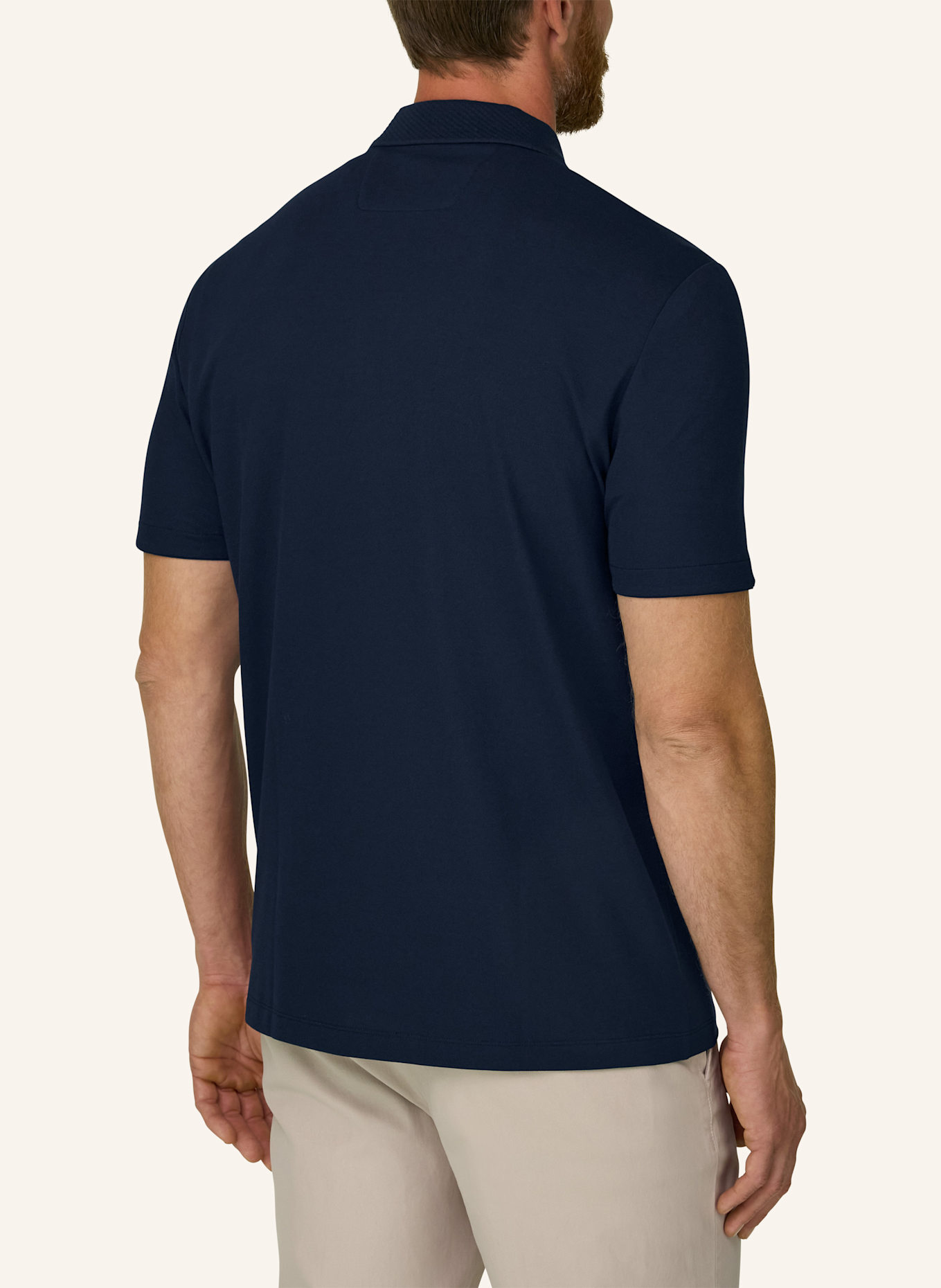 BOGGI MILANO Polo Shirt: BLUE