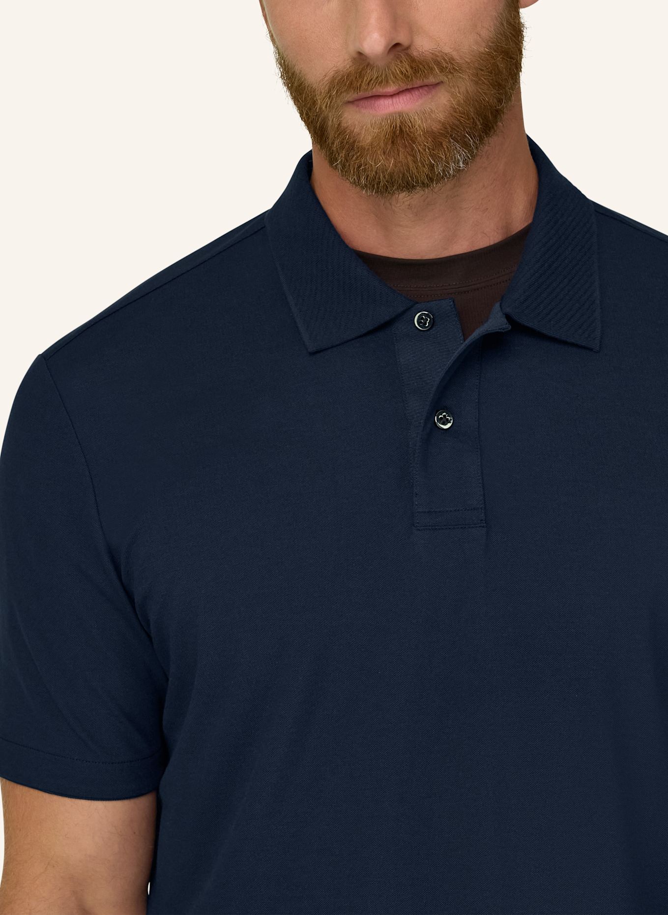 BOGGI MILANO Polo Shirt: BLUE
