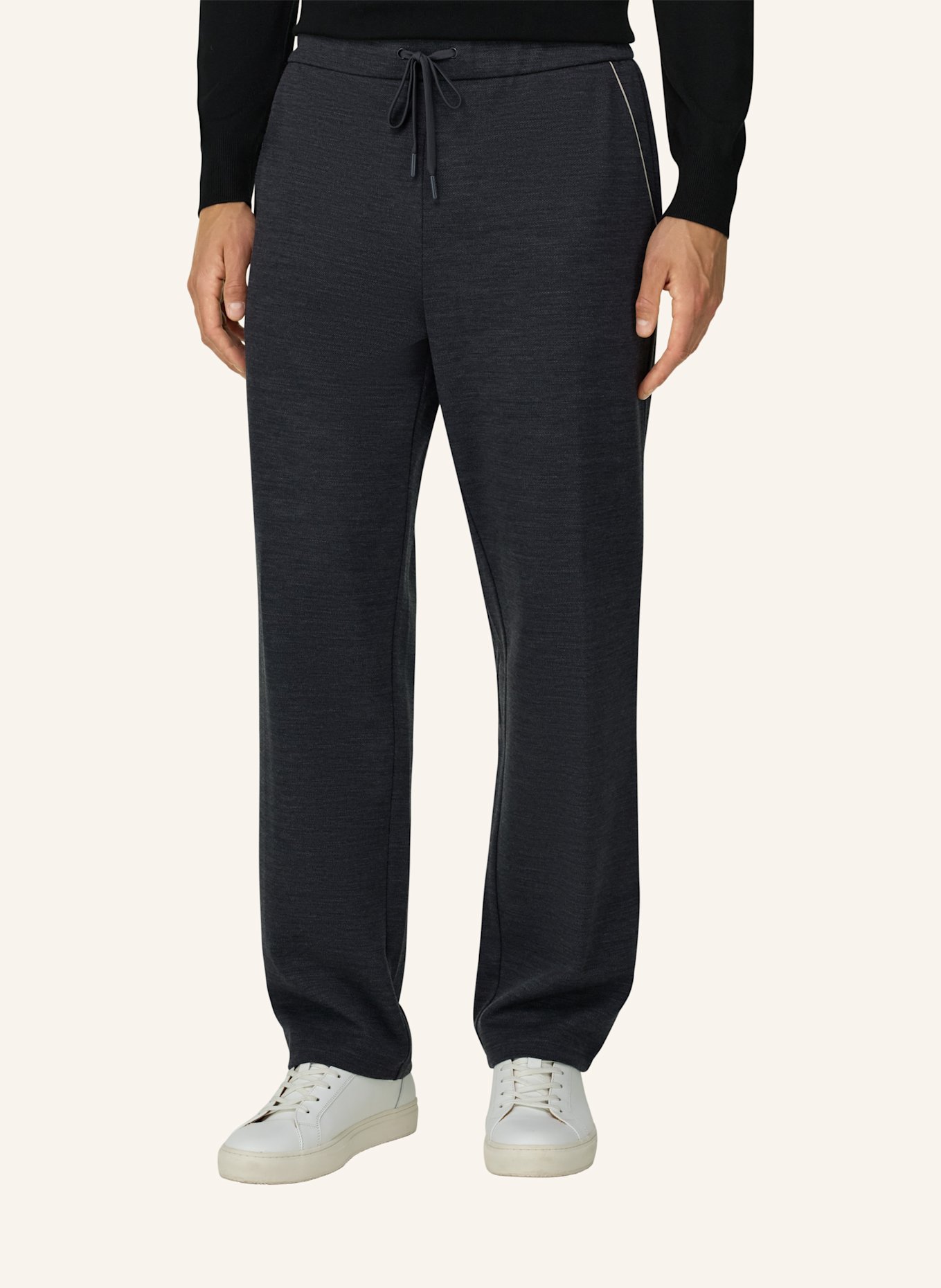 BOGGI MILANO Knitted Pants: GRAY