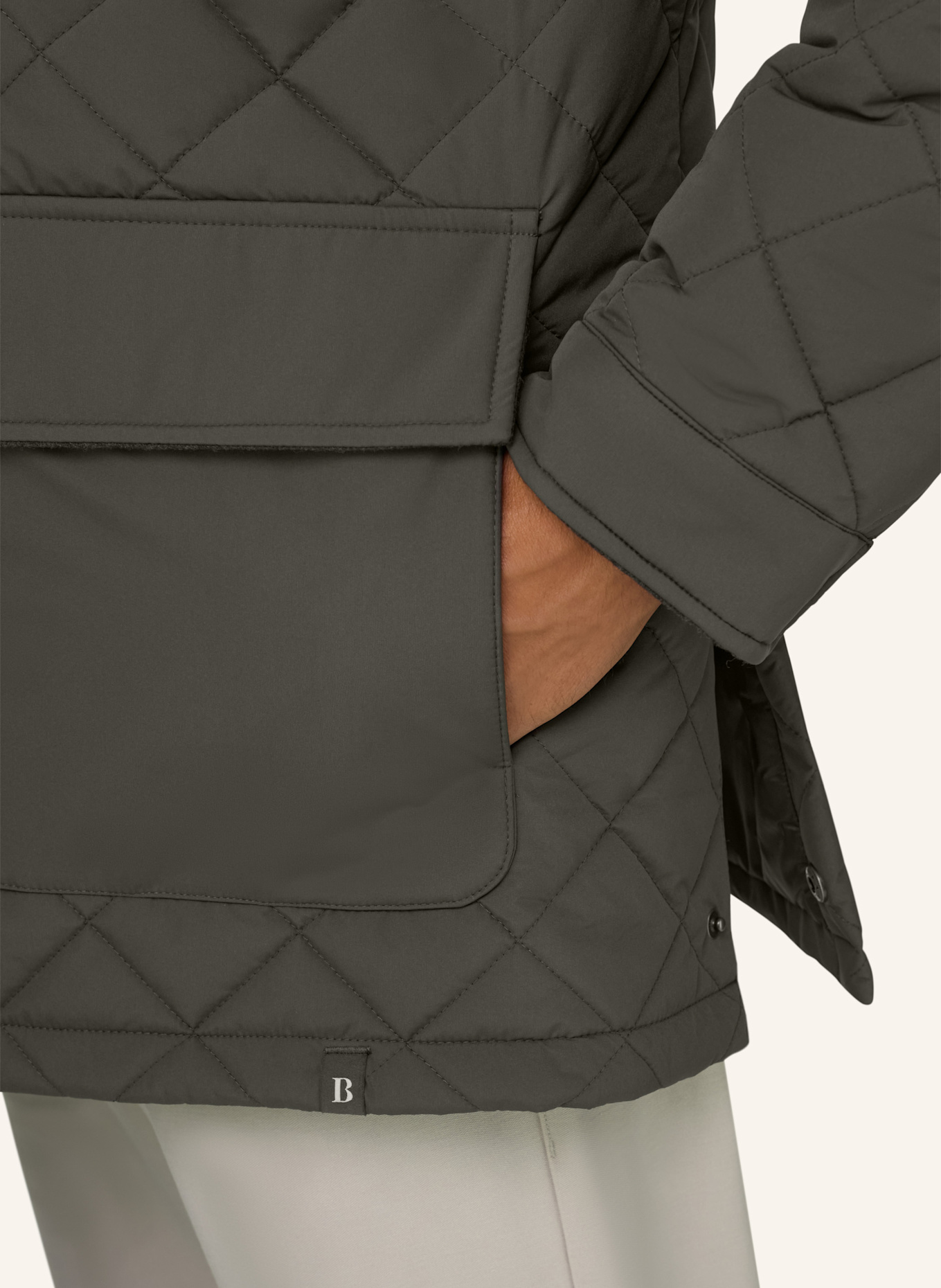 BOGGI MILANO Cabanjacke: GRÜN