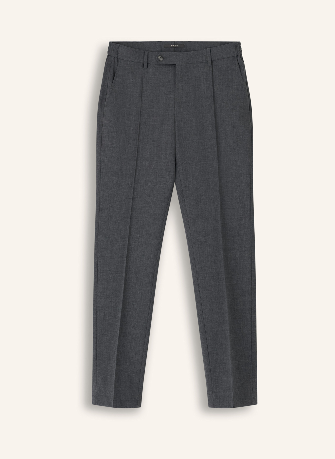 BOGGI MILANO Cordbroek: DONKERGRIJS