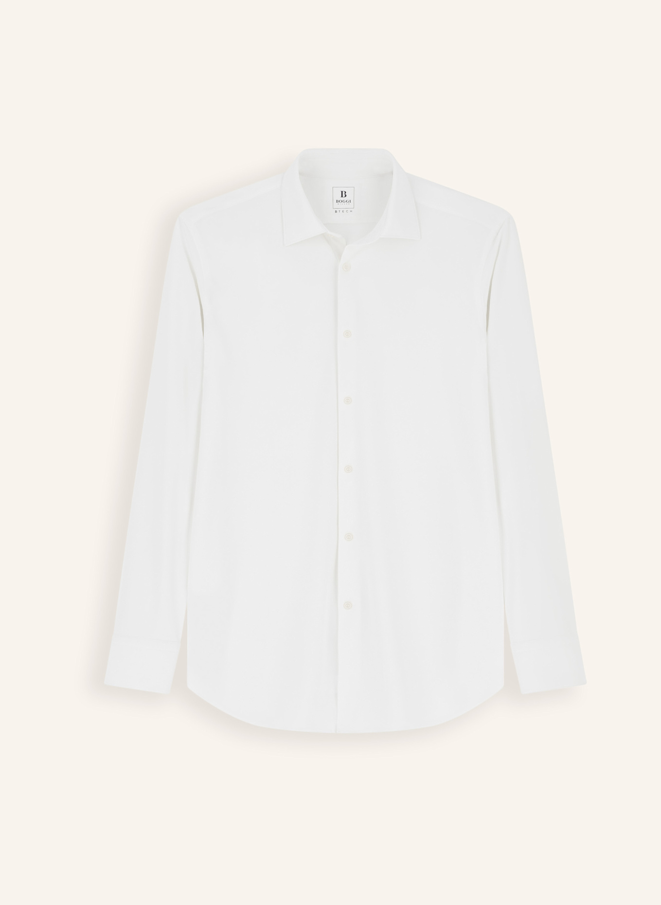 BOGGI MILANO Overshirt: WEISS